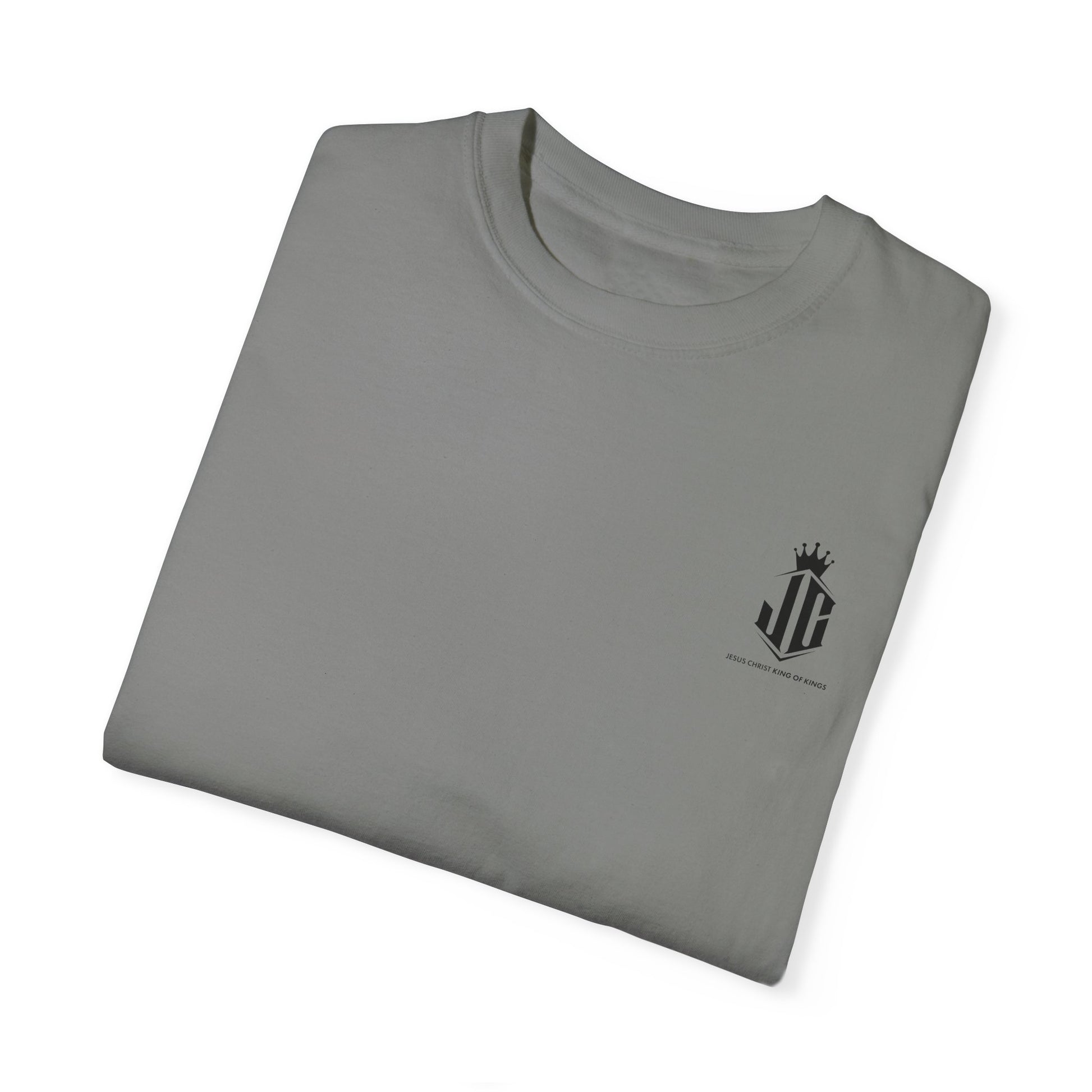 Unisex Garment-Dyed T-Shirt - Jesus Christ King of Kings Design Jesus Christ King of Kings T-Shirt | Faith-Based Unisex Apparel