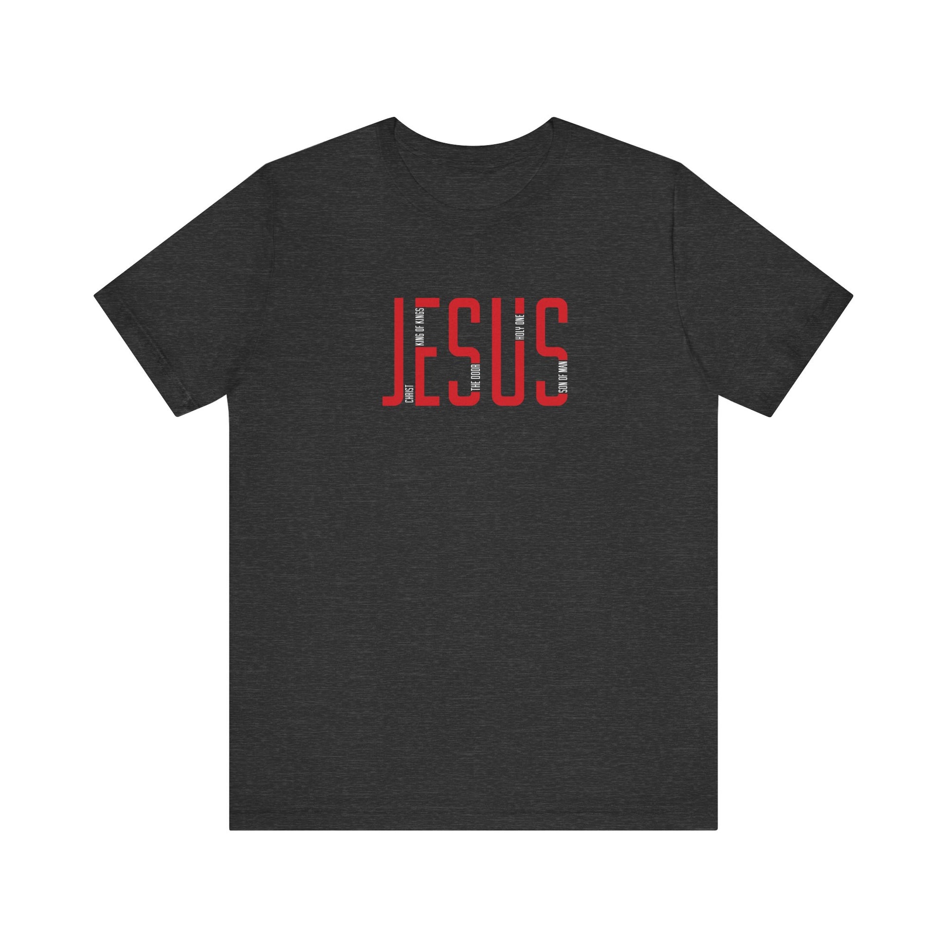 Unisex Jesus Graphic Tee Faith-Inspired Short Sleeve T-Shirt for Religious apparel Christian Mom Dad or Gift