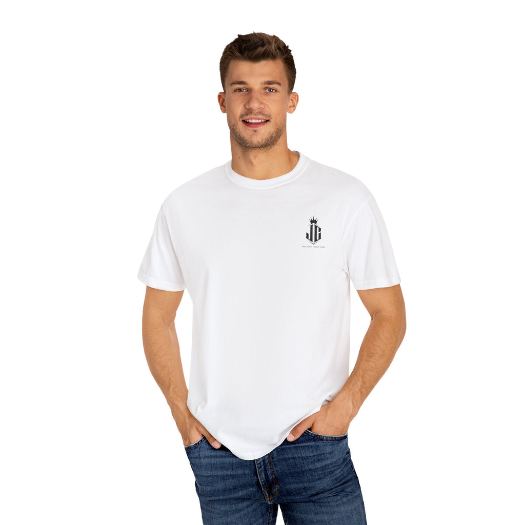 Unisex Garment-Dyed T-Shirt - Jesus Christ King of Kings Design Jesus Christ King of Kings T-Shirt | Faith-Based Unisex Apparel