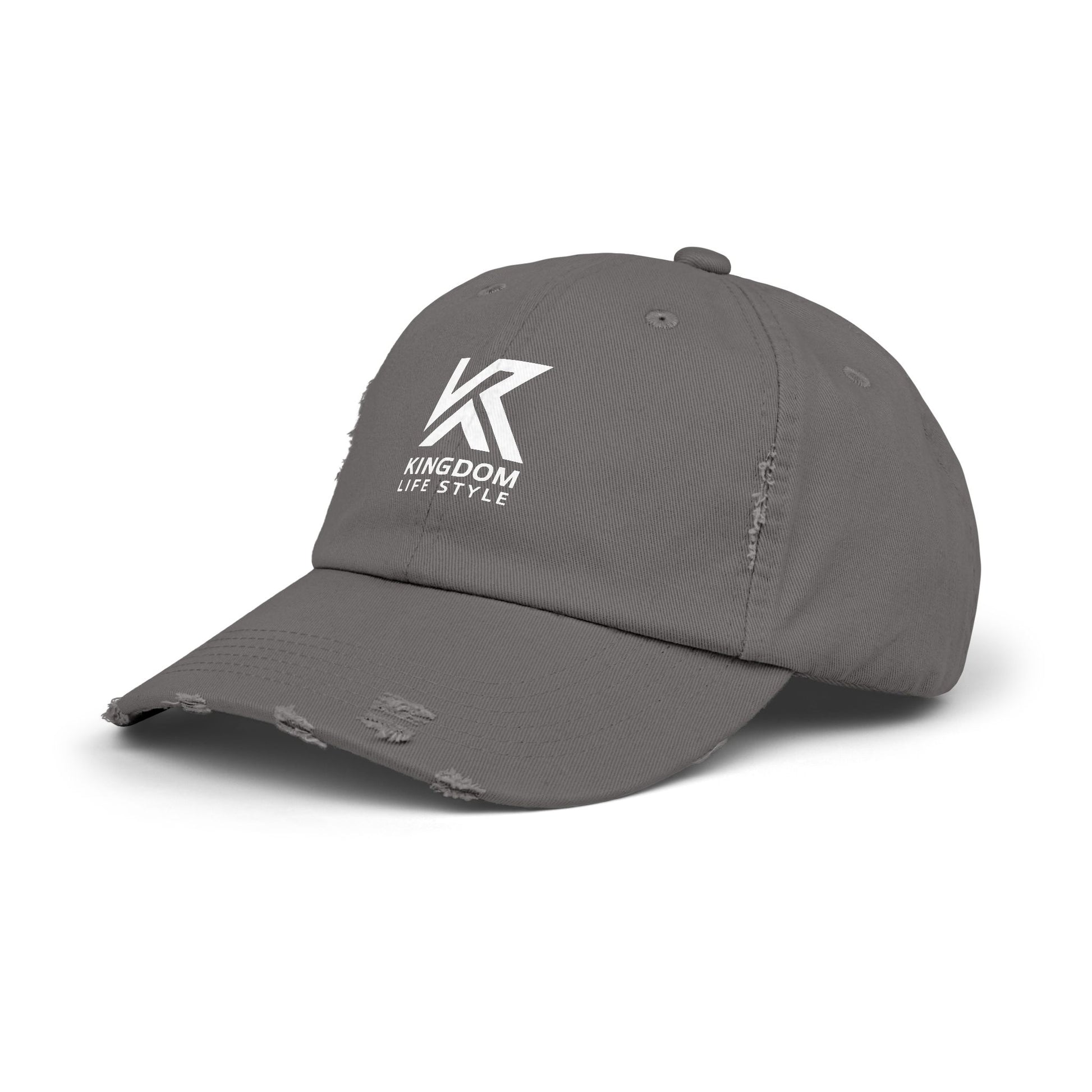 Stylish Unisex Distressed Cap - Kingdom Life Style Adjustable Hat Kingdom Lifestyle Cap Fa