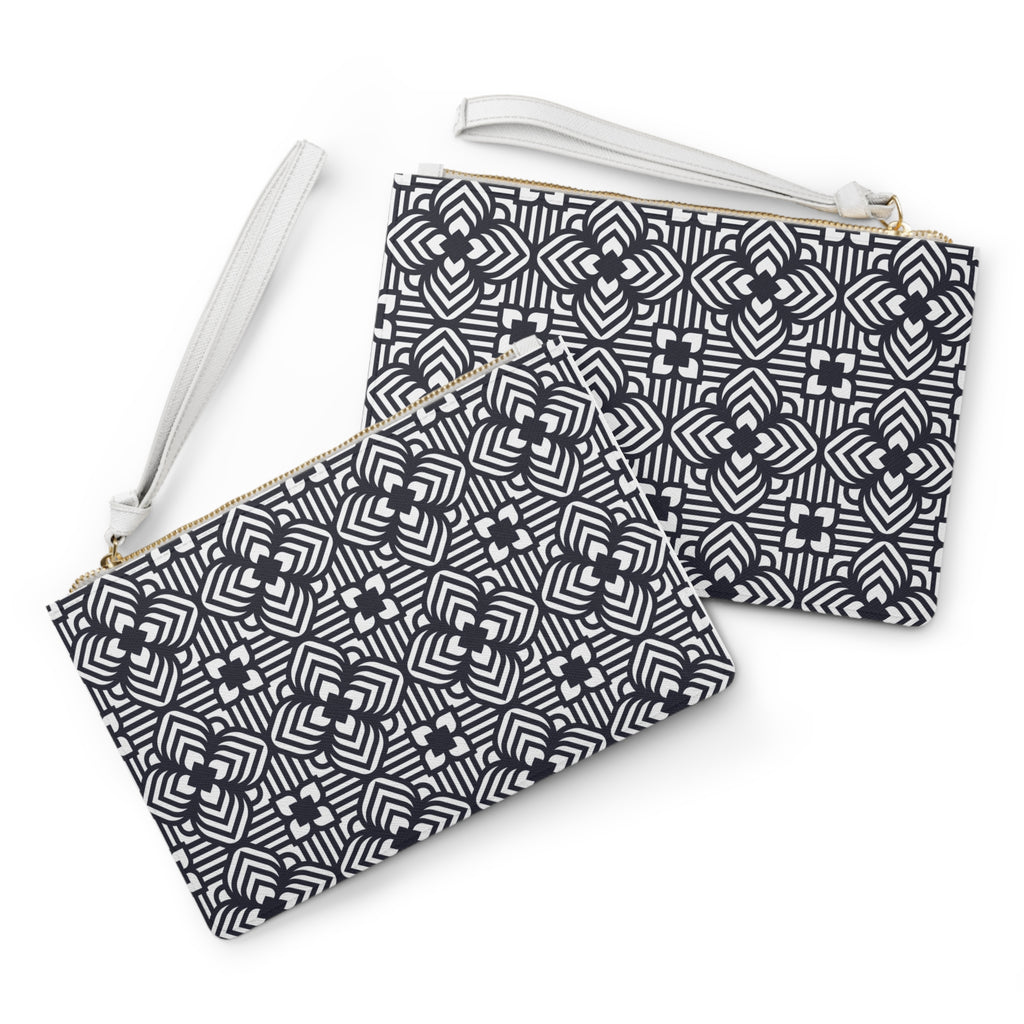 Black White Clutch Bag Gift For Her Cosmetic Bag.Designer Bag For Gift For Her Clutch Bag Gift For Birthday Coin Purse Best Friend Gift