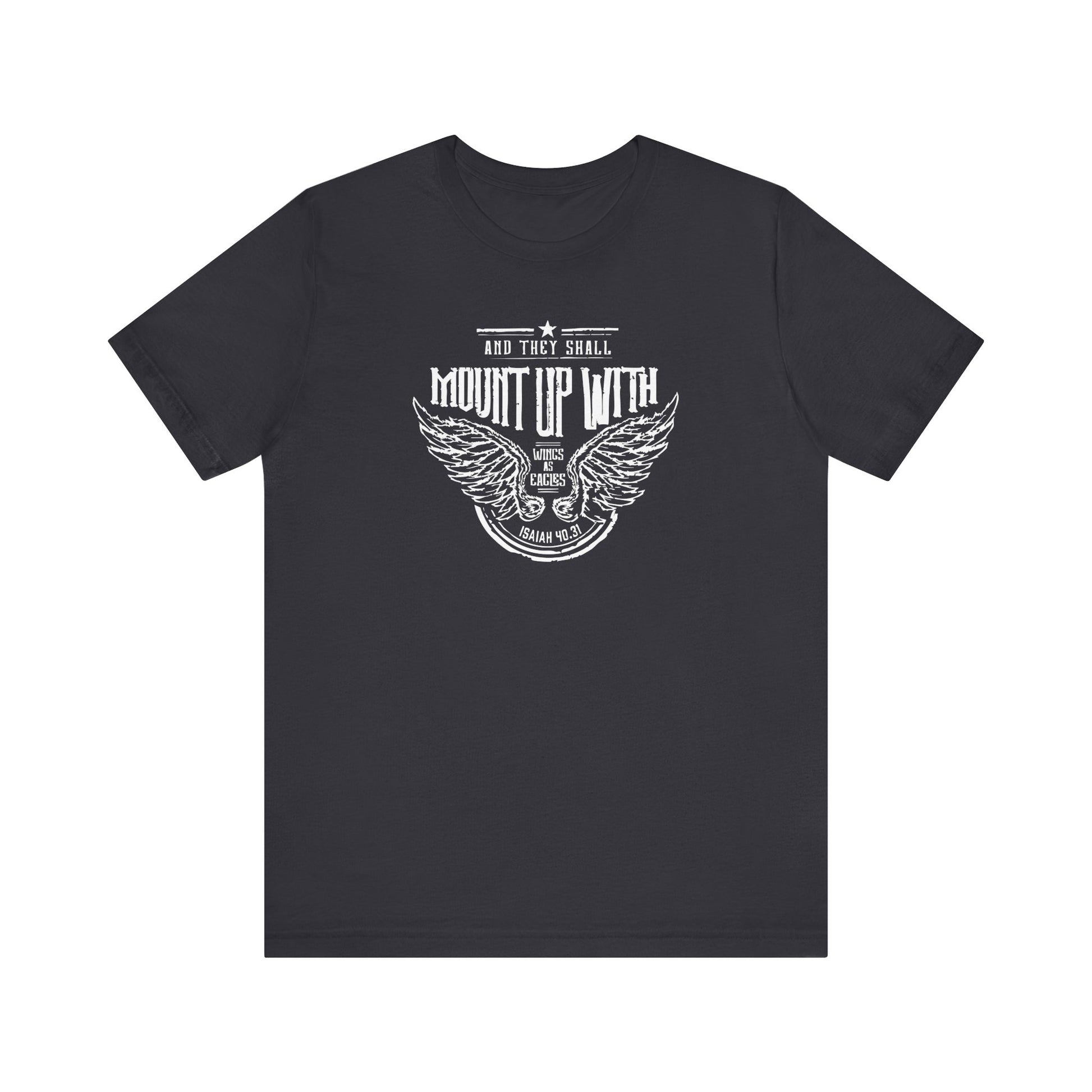 Christian Man Woman Inspirational Tshirt Isaiah Scripture Bible Verse Tee Perfect for Casual Outings & Gifts