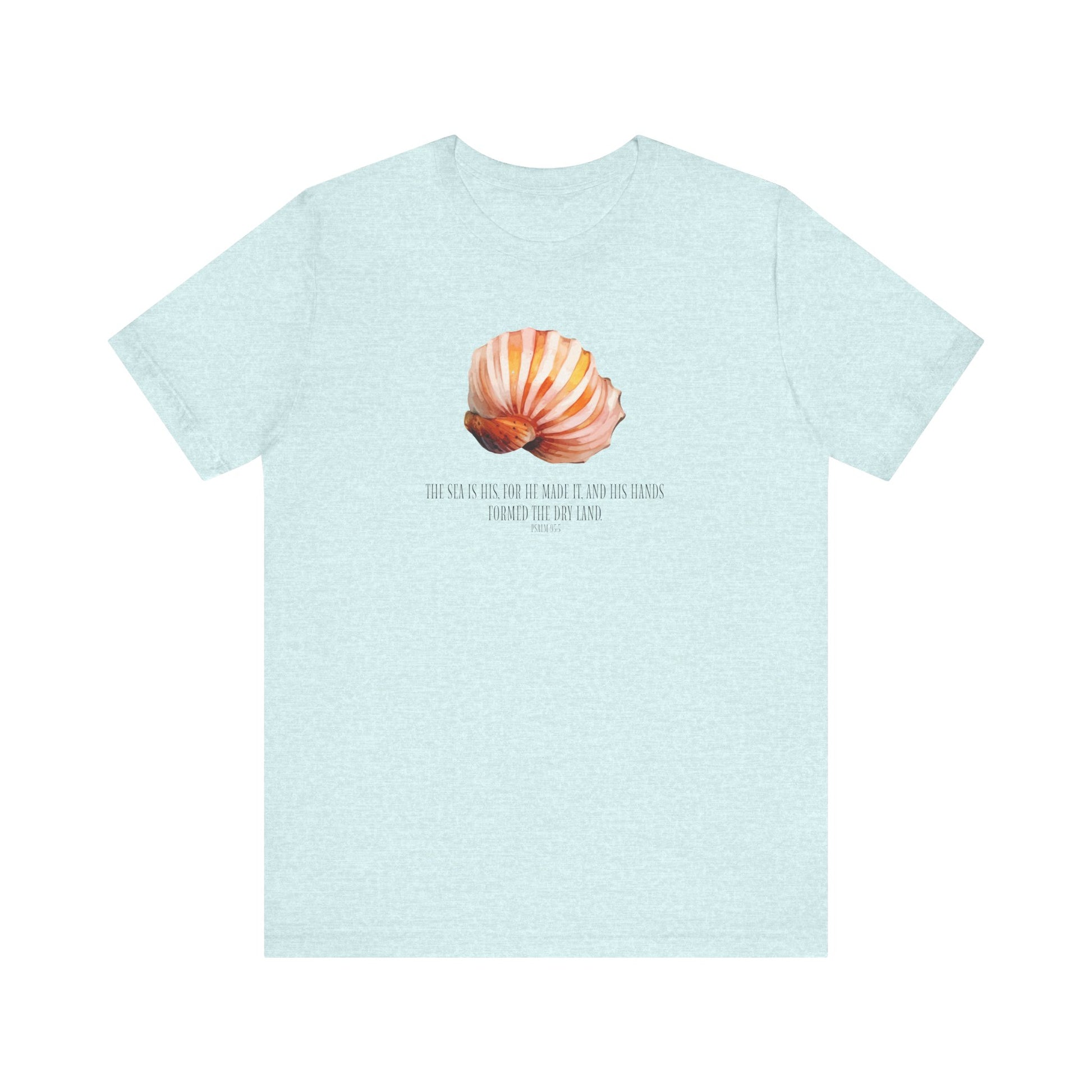 Seashell Inspiration Unisex Jersey Tee - Coastal Vibes, Beach T-Shirt, Nature Lover Gift, Casual Wear, Summer Essentials