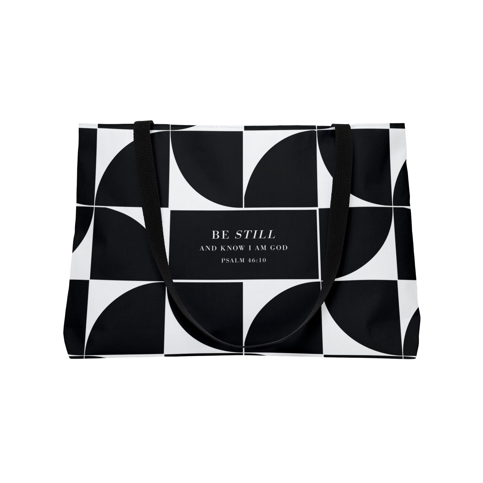 Bold Graphic Designer Weekender Bag, Stylish Tote Bag, Modern Graphic Weekender Bag, Beach Bag, Sleek Carry On, Purse