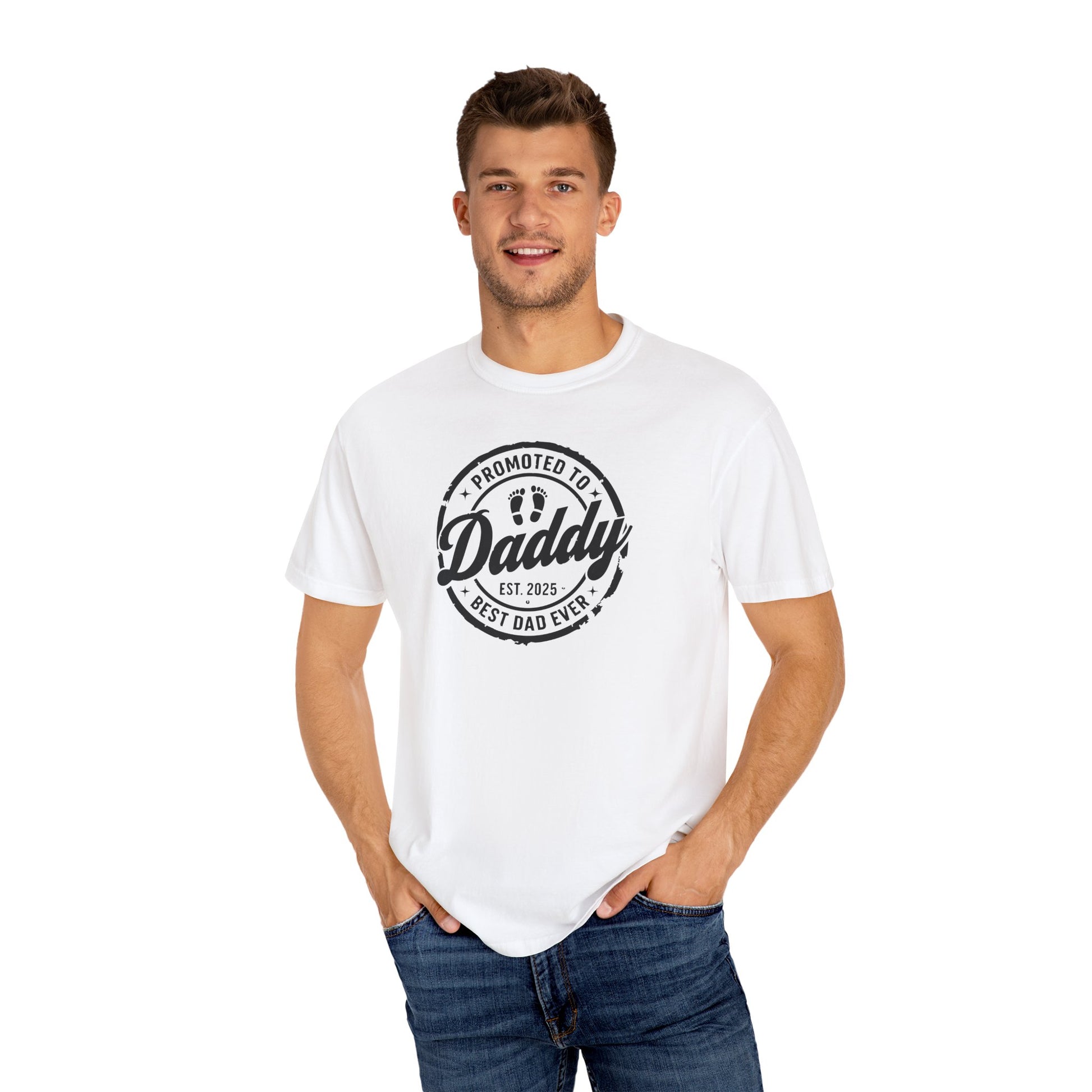 Daddy T-shirt, Best Dad Ever Gift, Unisex Tee for Fathers Day, Daddy Shirt, New Dad Apparel, Baby Announcement Shirt