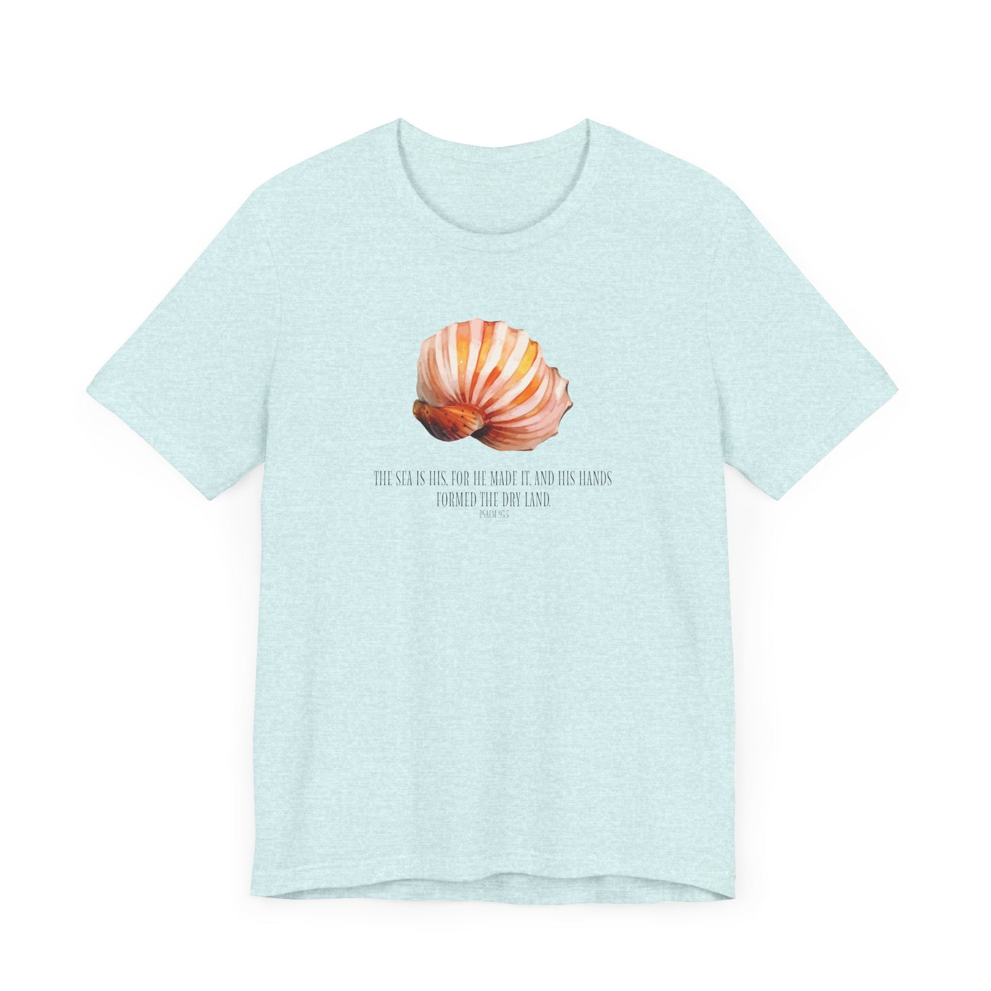 Seashell Inspiration Unisex Jersey Tee - Coastal Vibes, Beach T-Shirt, Nature Lover Gift, Casual Wear, Summer Essentials