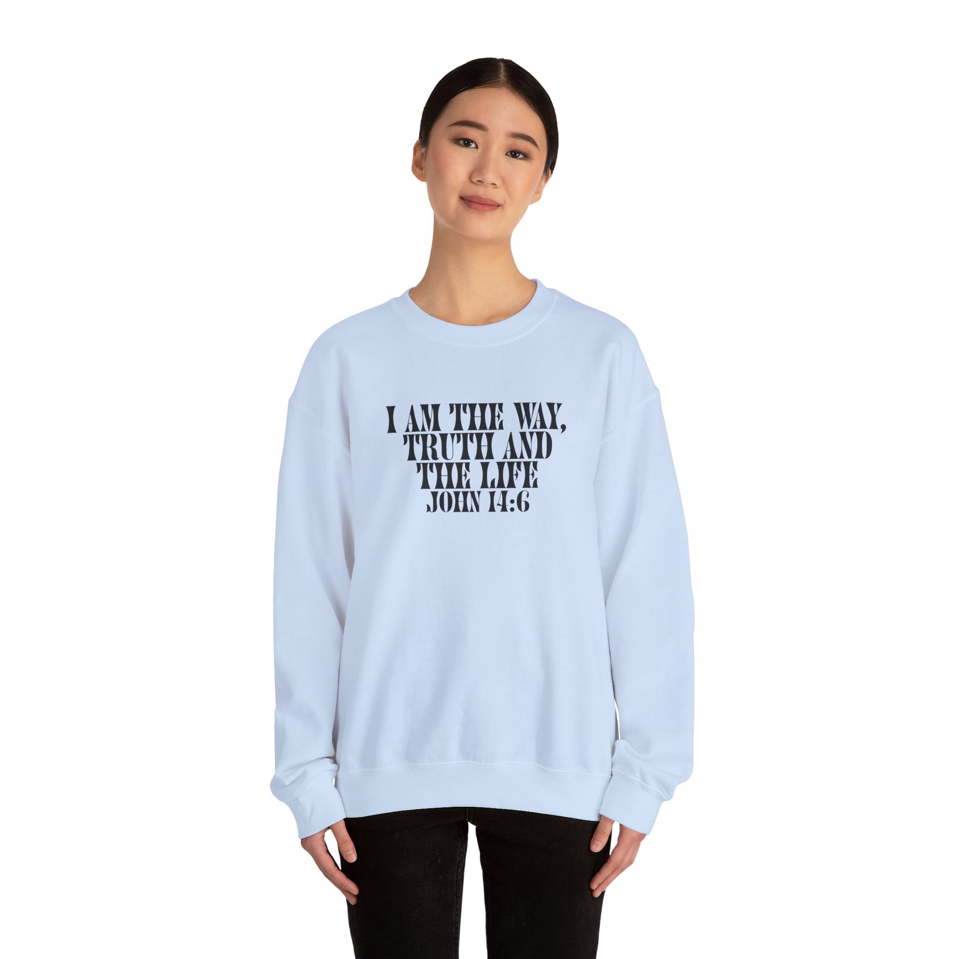 Sweatshirt Crewneck For Christian Men Women Gift Fashion The Way Bible Verse Shirt Clothing Gift For Men women