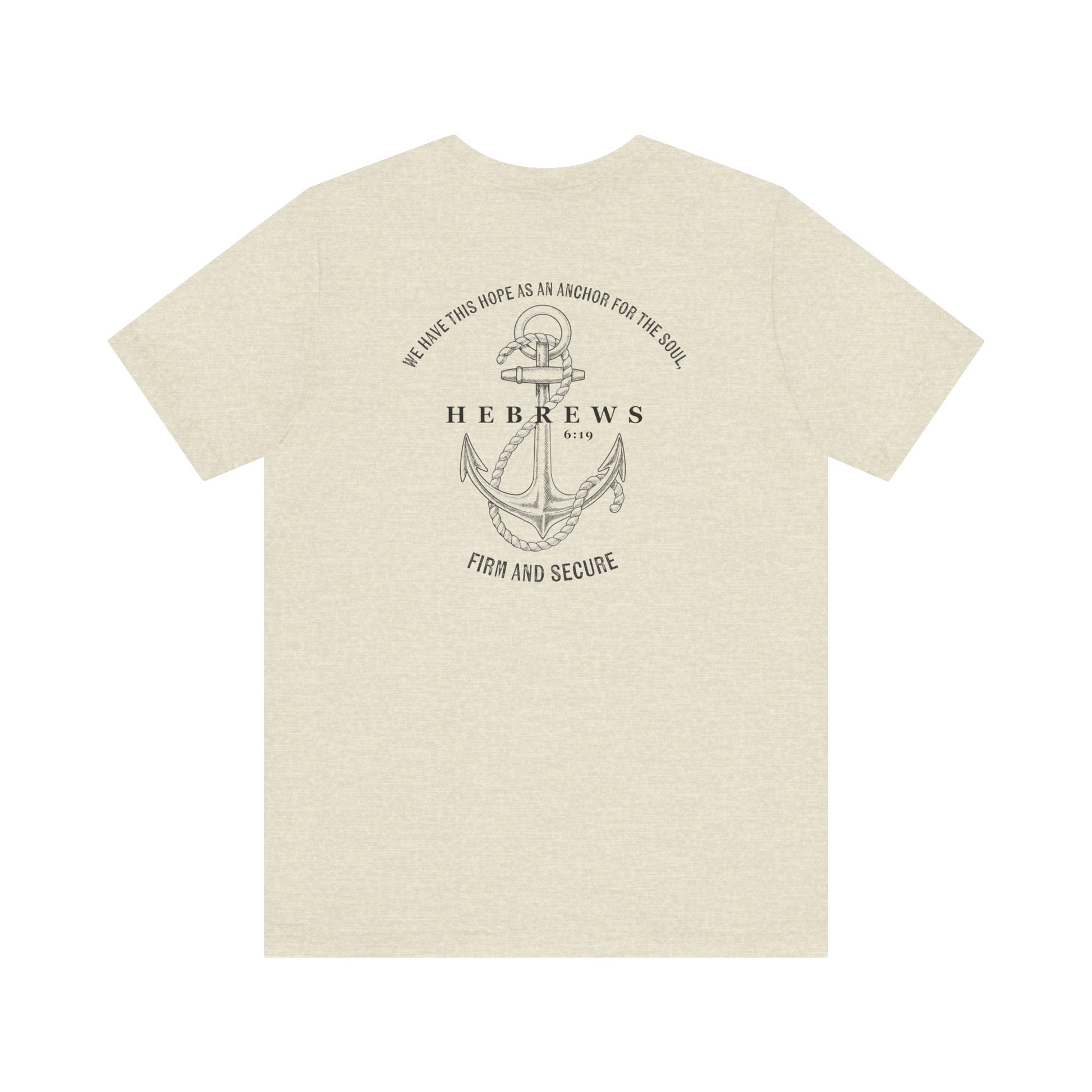 Christian Shirt Bible Verse T-Shirt Religious Outfit Christian Jesus Shirt Religious Gift Shirt Nautical Tee Chirstian Apparel Gift Christian Clothing Tee
