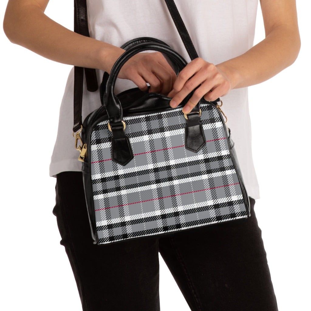 Exclusive Chic Plaid Print Small Shoulder Bag, Trendy Crossbody Purse, Stylish Everyday Bag, Perfect Gift for Fashion Lovers, Plaid Print Handbag Chic Plaid Shoulder Handbag Stylish Plaid Tote for Everyday Use