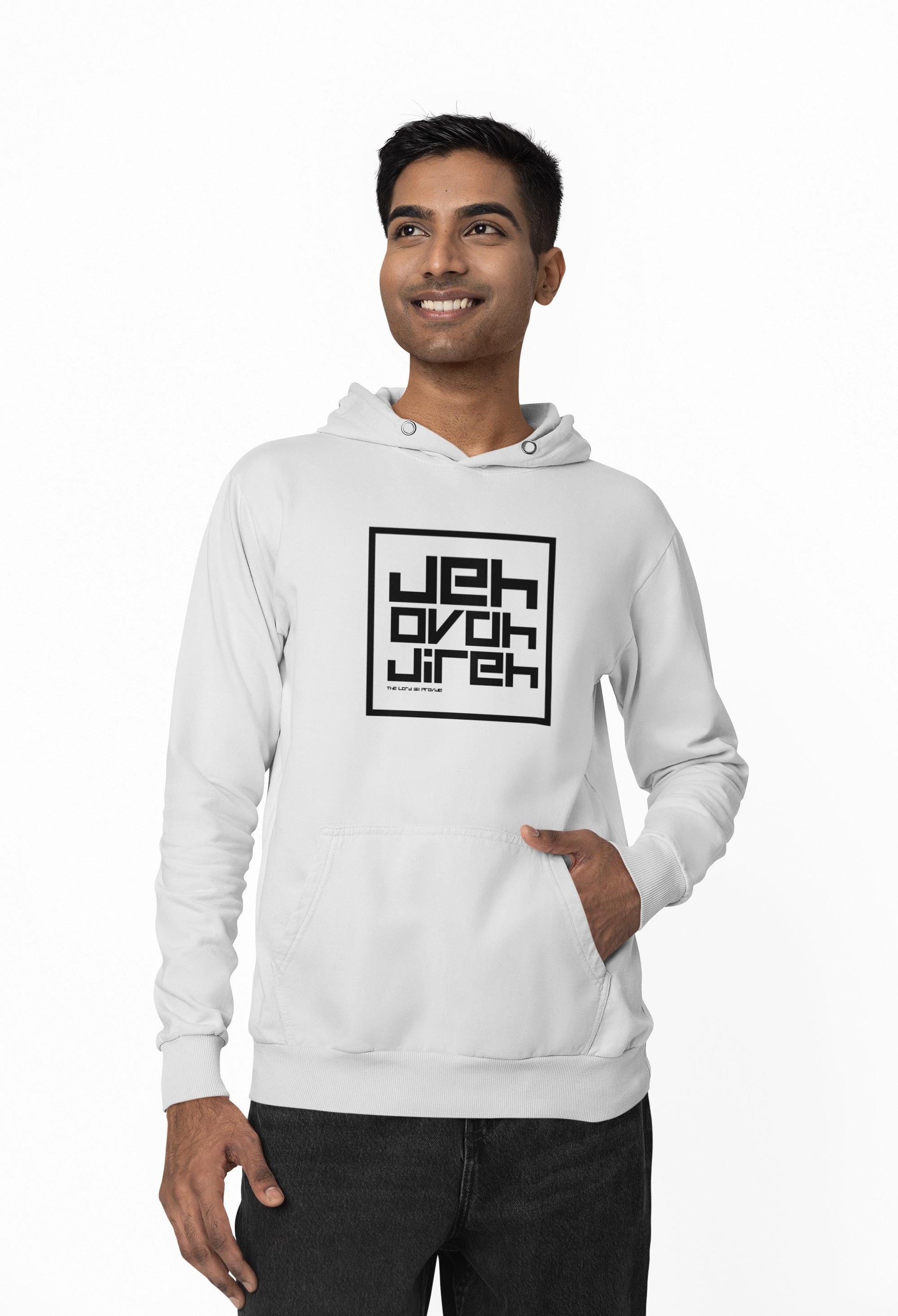 Pullover Hoodie Sweatshirt For Christian Men Women Hooded Sweatshirt Apparel Gift for Christian Clothing Jehovah Jireh Graphic Hoodie