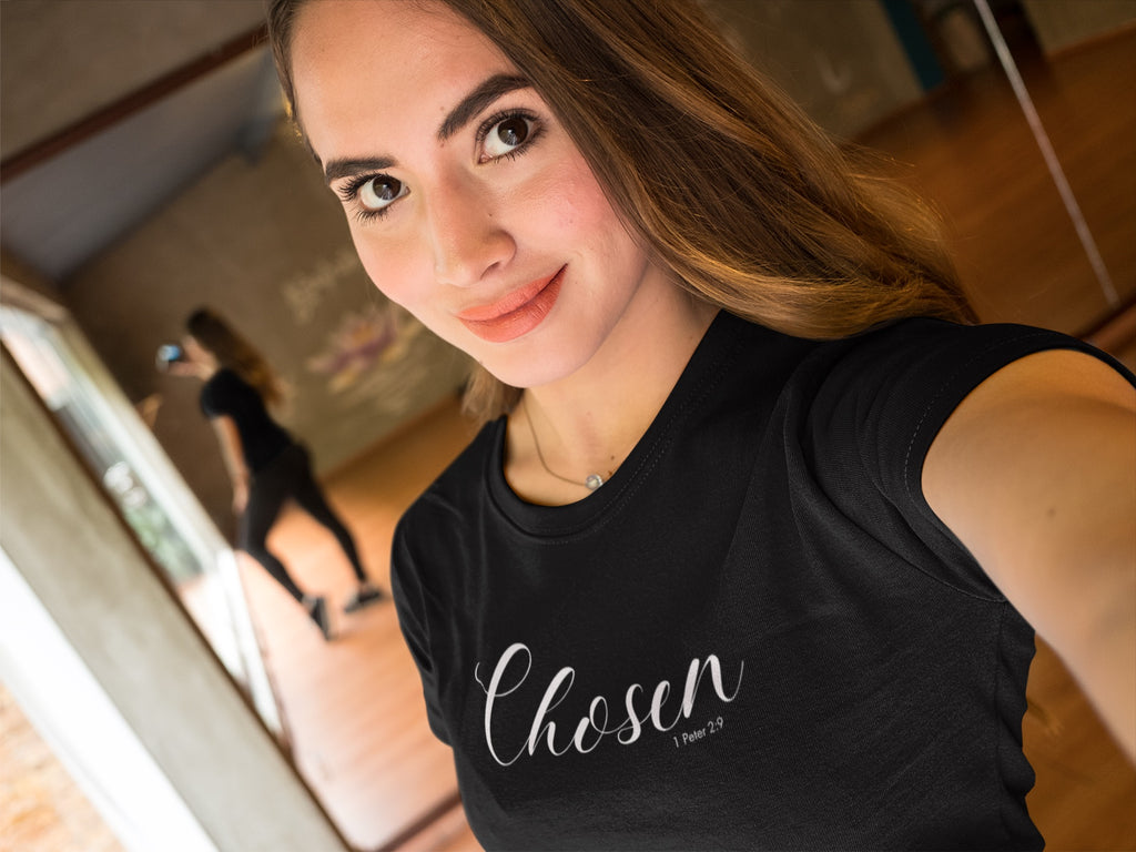 Chosen Women's Softstyle Tee - Inspirational Quote T-Shirt for Everyday Wear