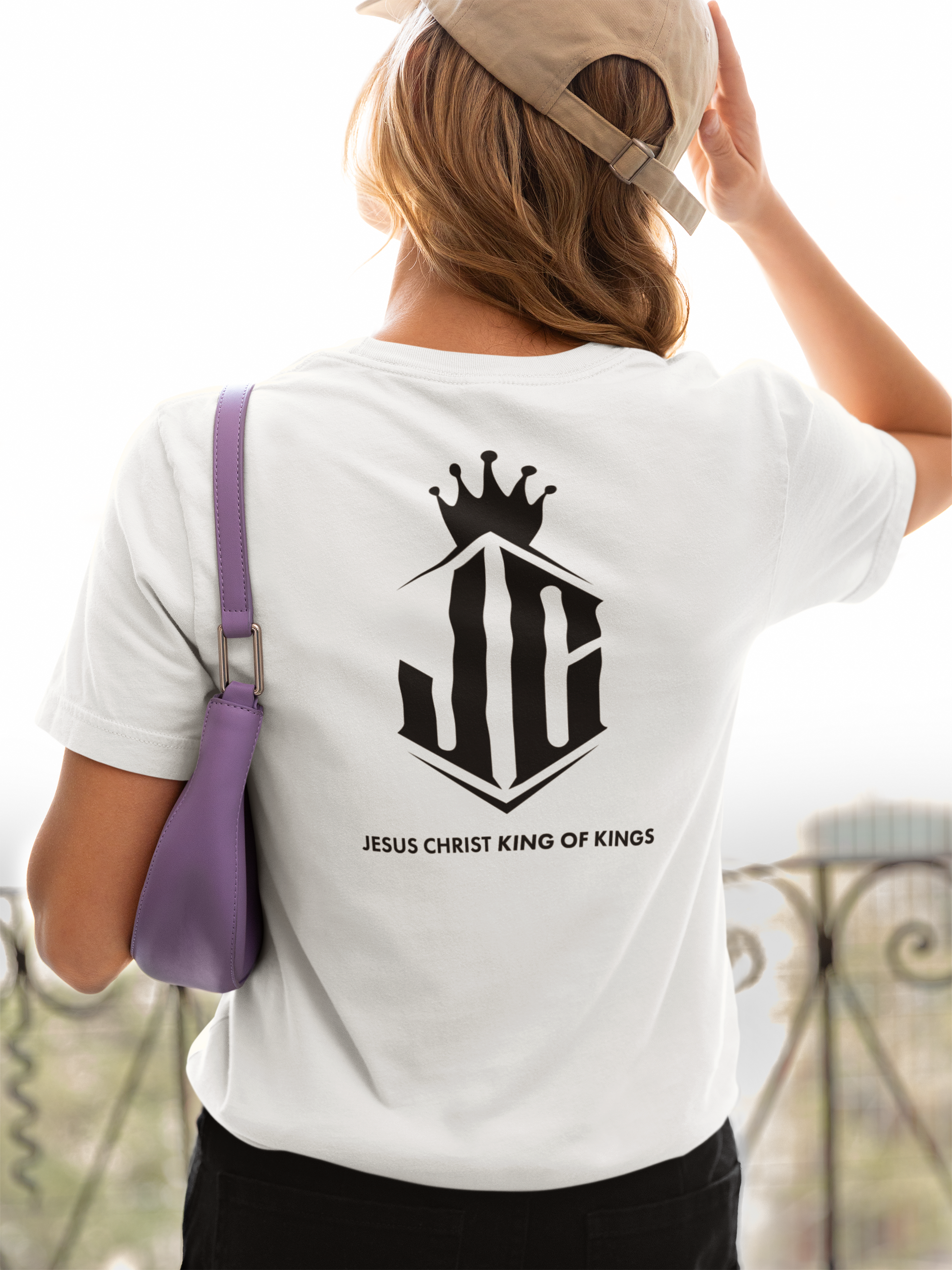 Unisex Garment-Dyed T-Shirt - Jesus Christ King of Kings Design Jesus Christ King of Kings T-Shirt | Faith-Based Unisex Apparel