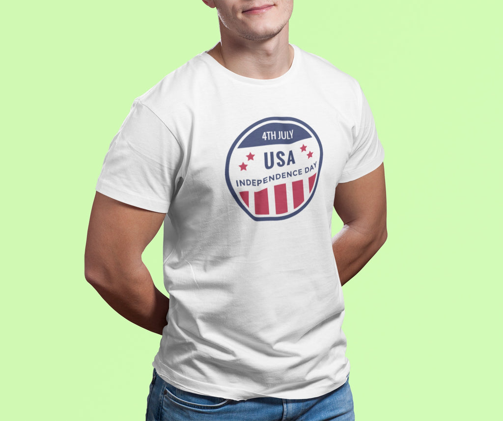 Fourth of July Independence Day Unisex Softstyle T-Shirt 4th of July Tee Picnic Shirt