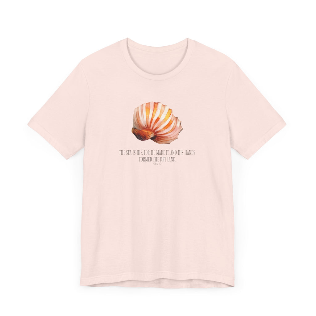 Seashell Inspiration Unisex Jersey Tee - Coastal Vibes, Beach T-Shirt, Nature Lover Gift, Casual Wear, Summer Essentials