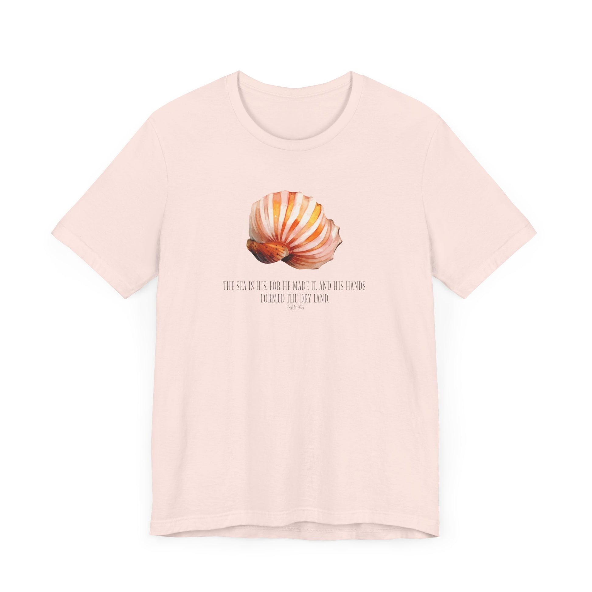 Seashell Inspiration Unisex Jersey Tee - Coastal Vibes, Beach T-Shirt, Nature Lover Gift, Casual Wear, Summer Essentials