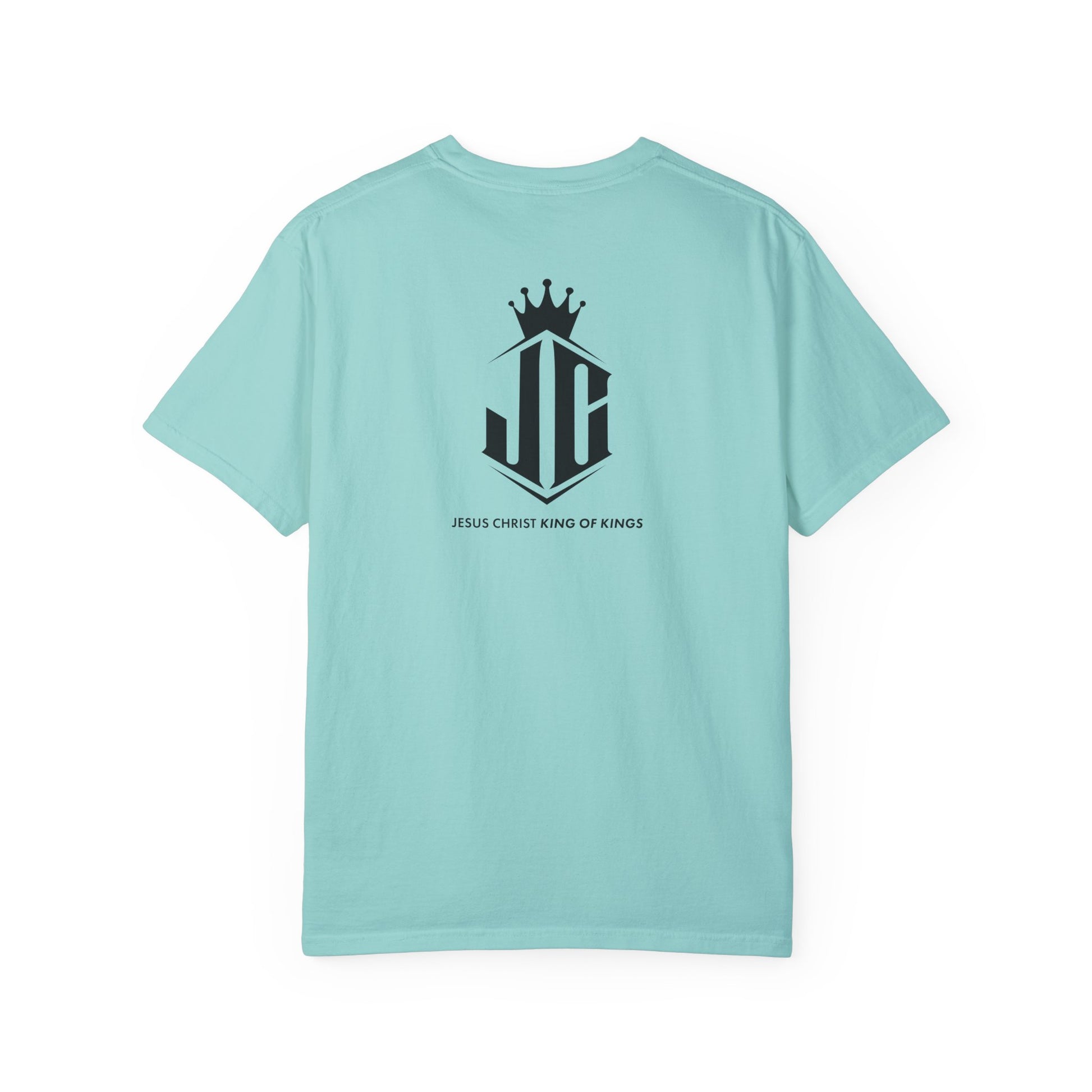 Unisex Garment-Dyed T-Shirt - Jesus Christ King of Kings Design Jesus Christ King of Kings T-Shirt | Faith-Based Unisex Apparel
