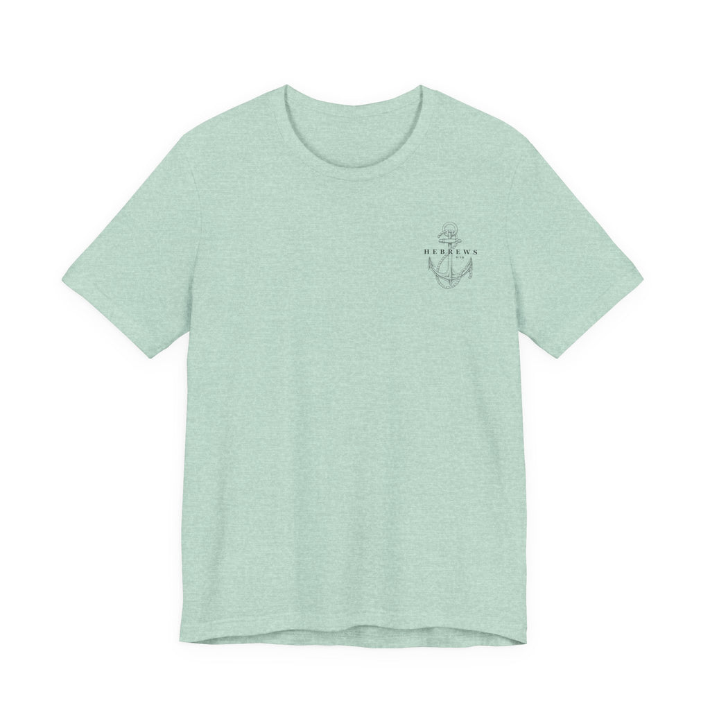 Christian Shirt Bible Verse T-Shirt Religious Outfit Christian Jesus Shirt Religious Gift Shirt Nautical Tee Chirstian Apparel Gift Christian Clothing Tee