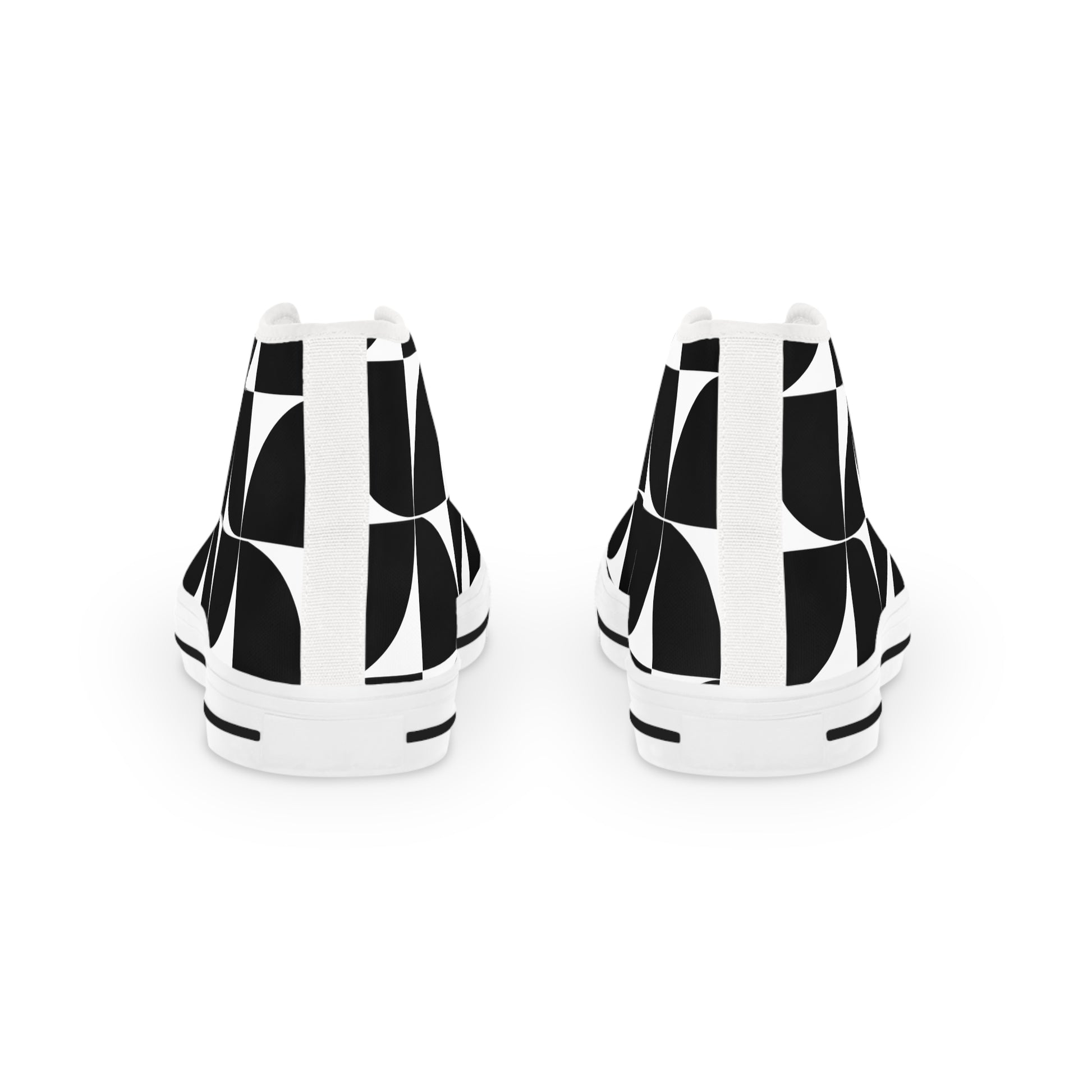 Mens Designer Stylish Black and White High Top Sneaker Trendy Footwear for Every Occasion Mens Sneakers