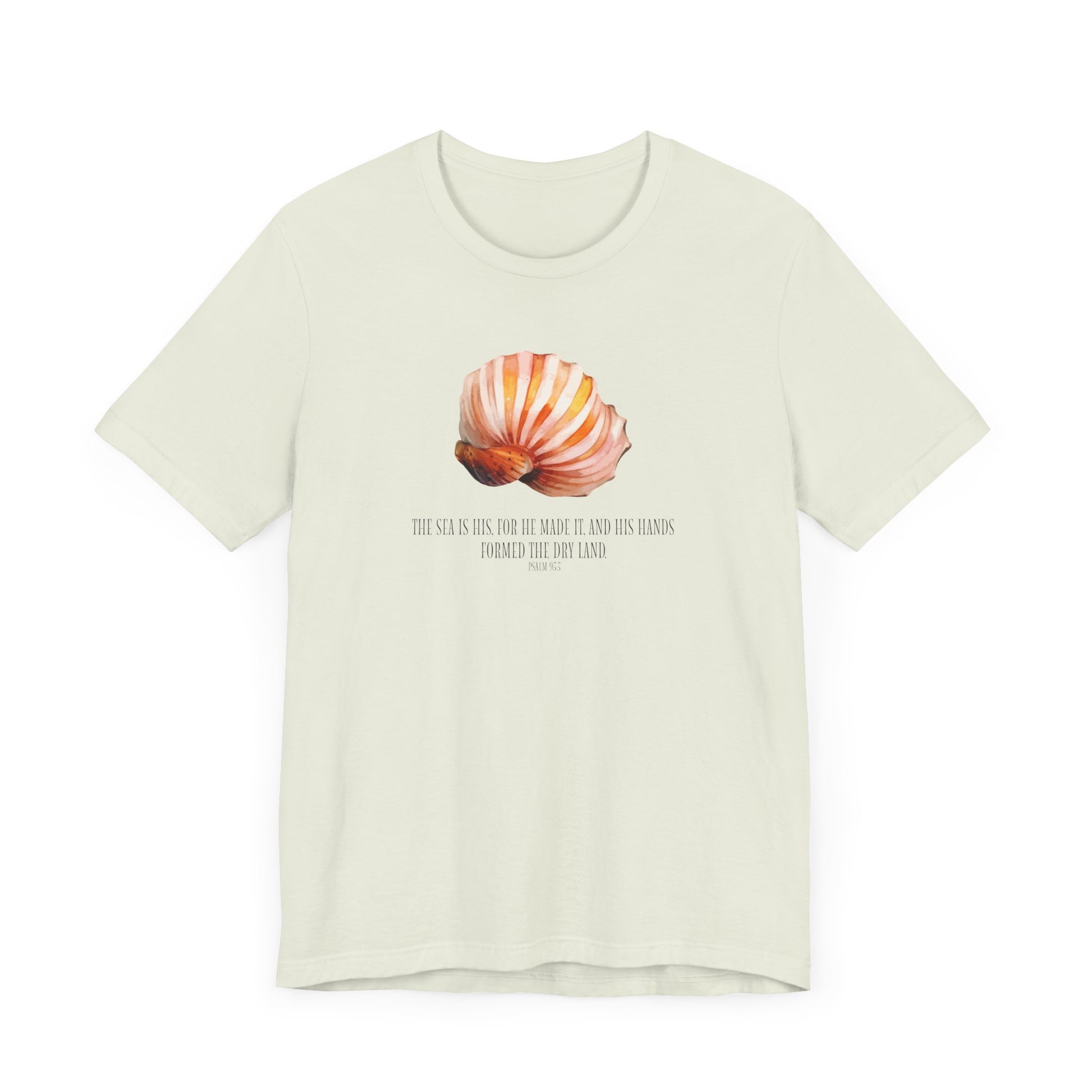 Seashell Inspiration Unisex Jersey Tee - Coastal Vibes, Beach T-Shirt, Nature Lover Gift, Casual Wear, Summer Essentials