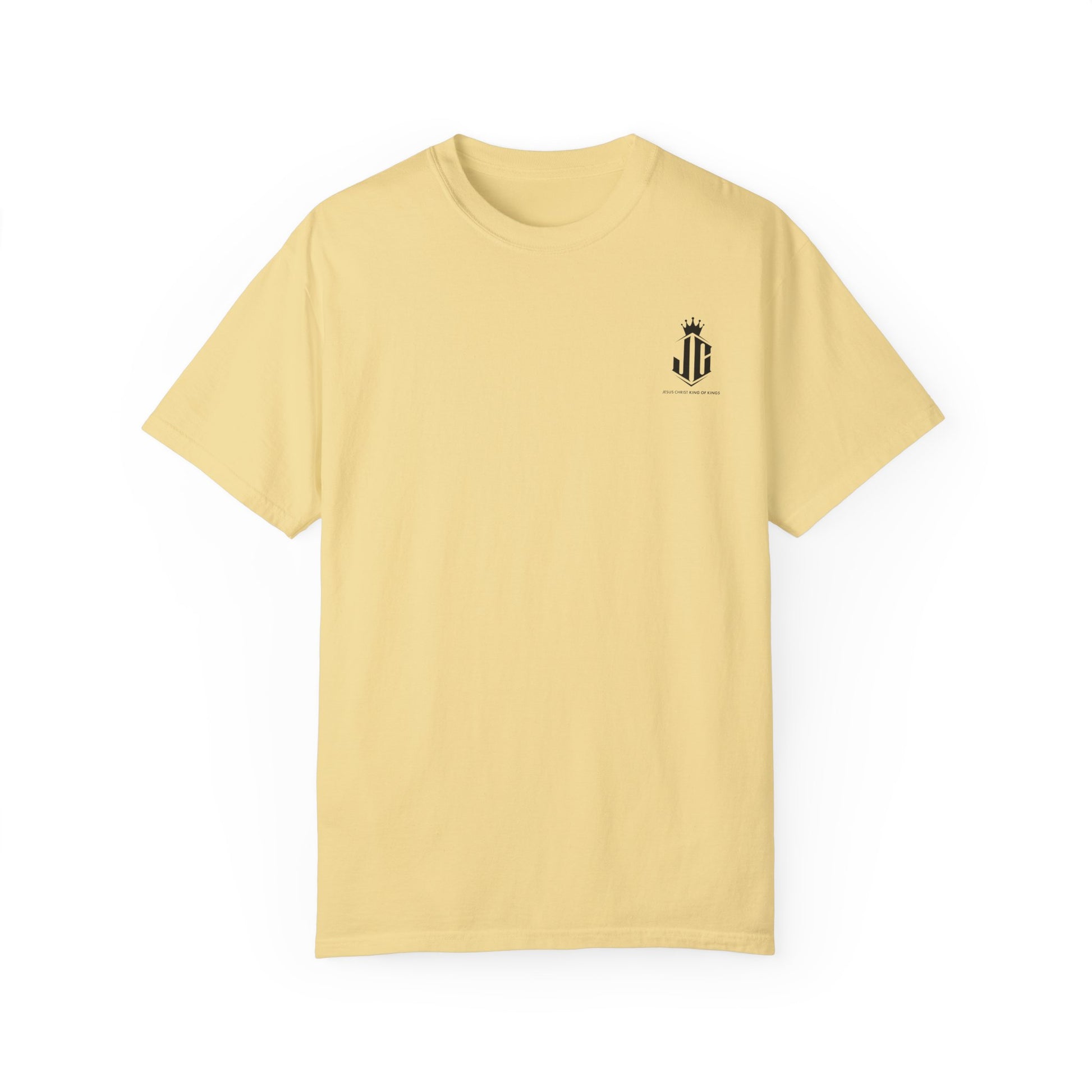 Unisex Garment-Dyed T-Shirt - Jesus Christ King of Kings Design Jesus Christ King of Kings T-Shirt | Faith-Based Unisex Apparel