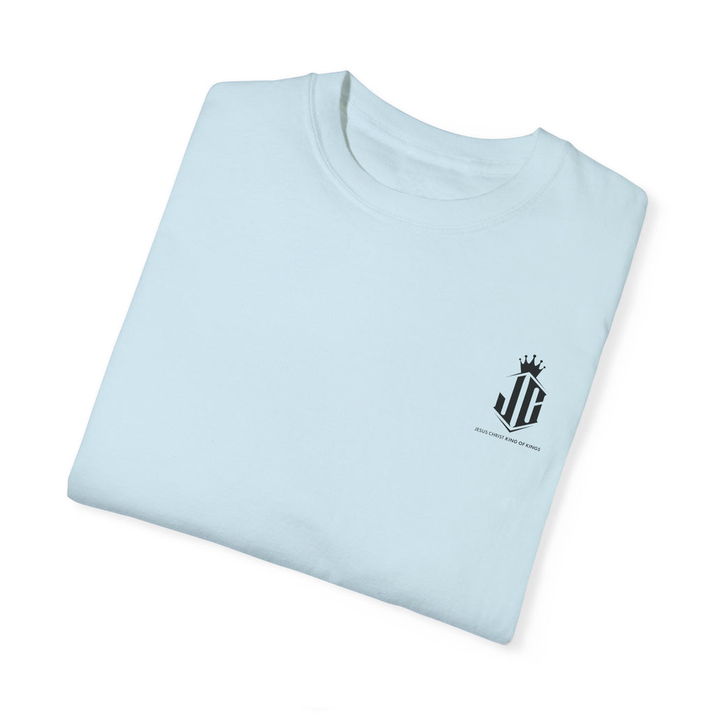 Unisex Garment-Dyed T-Shirt - Jesus Christ King of Kings Design Jesus Christ King of Kings T-Shirt | Faith-Based Unisex Apparel