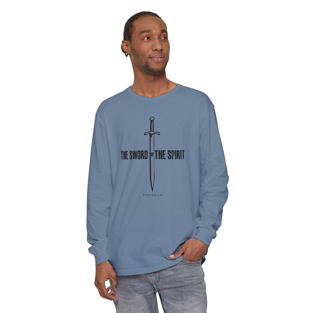 Christian Long Sleeve TShirt For Christian Mom Dad  For Christian Men Christian Shirt, Bible Verse T-Shirt, Religious Outfit, Retro Faith T Shirt, Christian Cross Graphic Tees, Jesus Shirt, Religious Gift Shirt Long Sleeve Tee Apparel Bible Verse Ephesian
