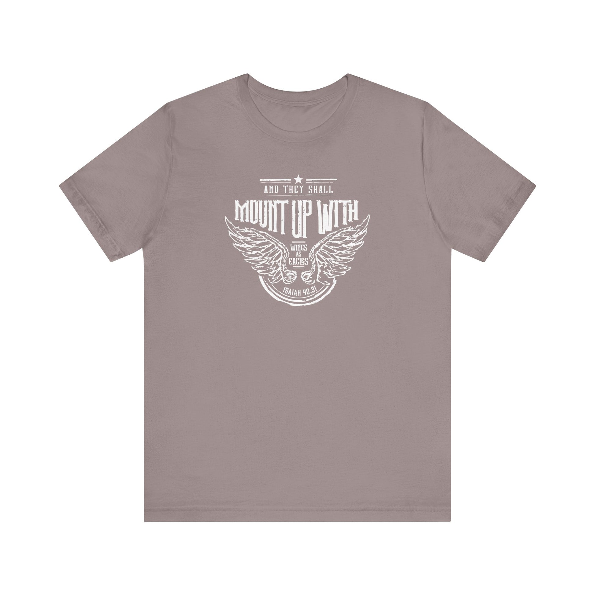 Christian Man Woman Inspirational Tshirt Isaiah Scripture Bible Verse Tee Perfect for Casual Outings & Gifts