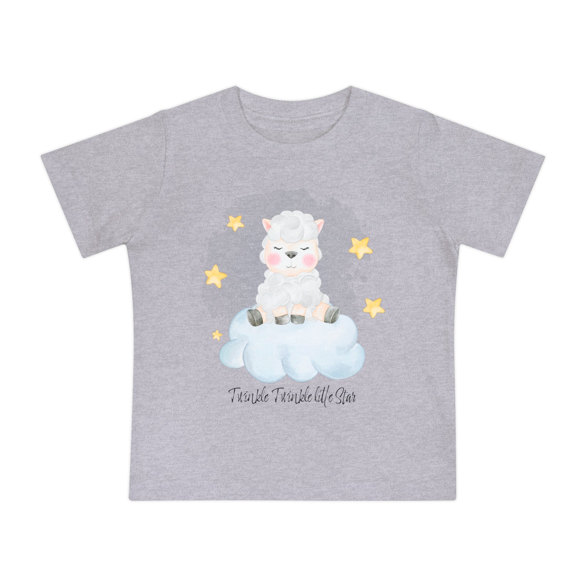 Cute Baby Short Sleeve T-Shirt  'Twinkle Twinkle Little Star' Design Tshirt Baby Gift or Shower