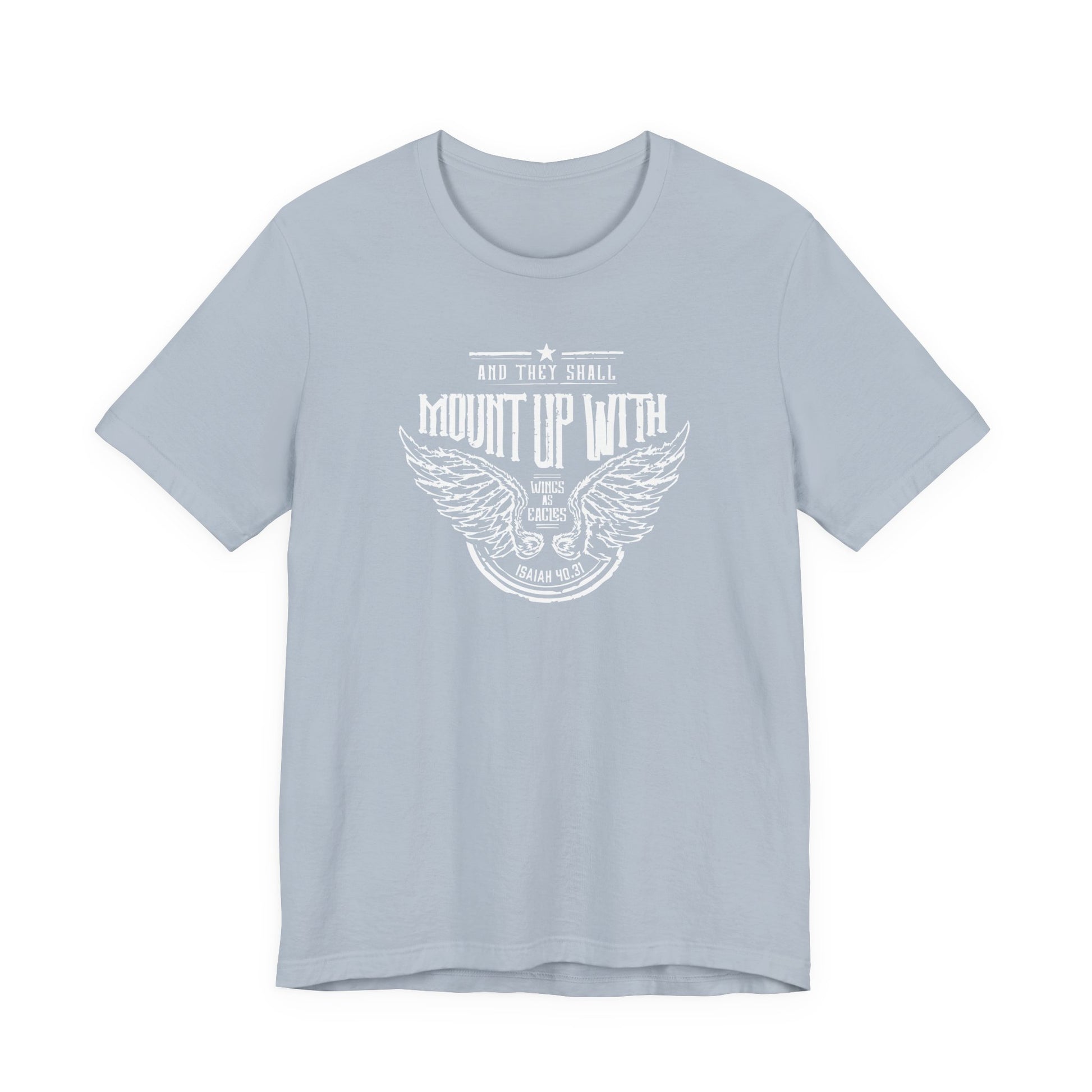Christian Man Woman Inspirational Tshirt Isaiah Scripture Bible Verse Tee Perfect for Casual Outings & Gifts