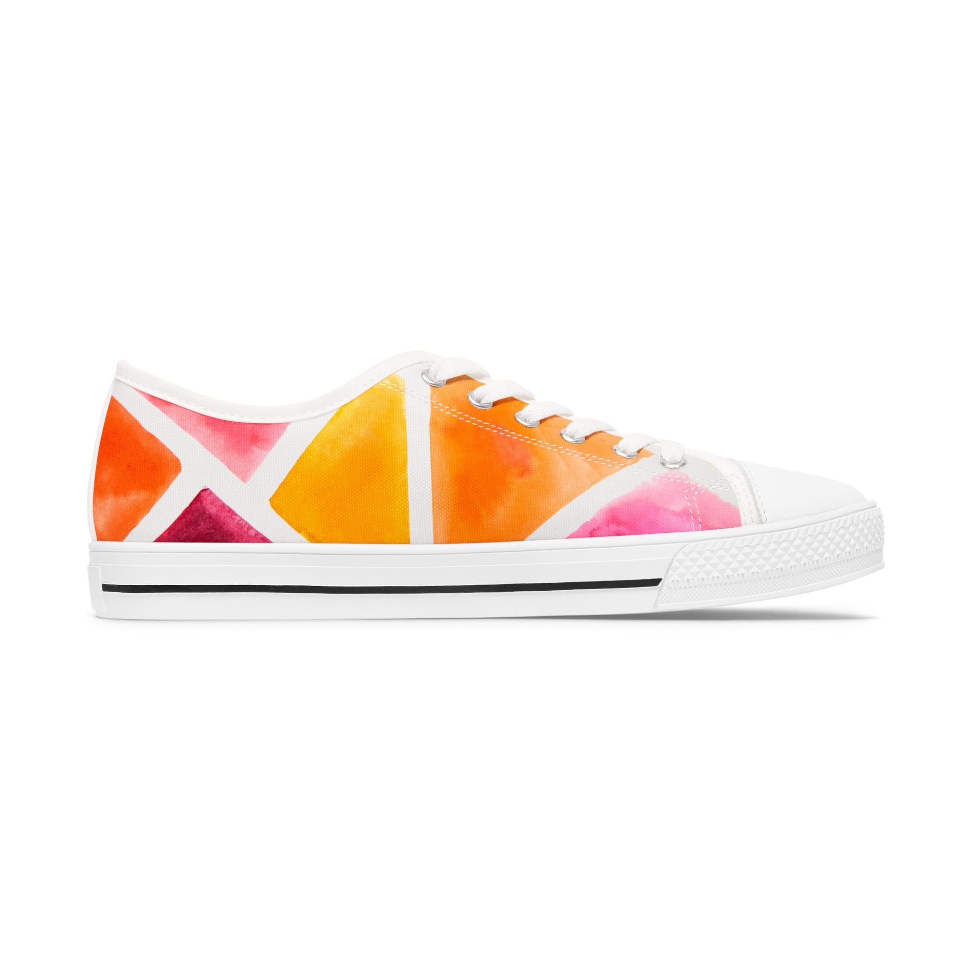 Colorful Sneakers for Women, Stylish Shoes, Trendy Tennis Shoes, Fashion Sneakers, Rainbow Low Top Sneakers Modern look