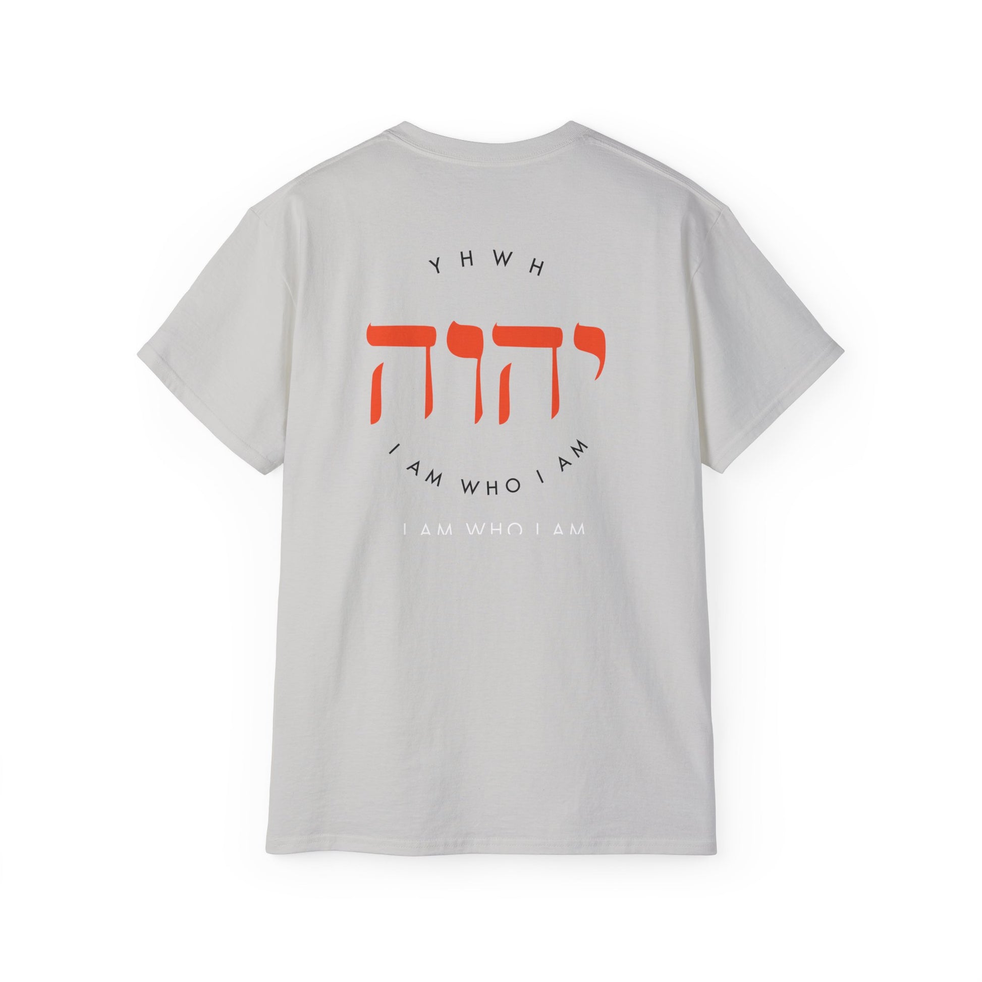 T-Shirt For Men Women For Christian Fashion Apparel Gift Hebrew Graphic  I am Who I Am Shirt