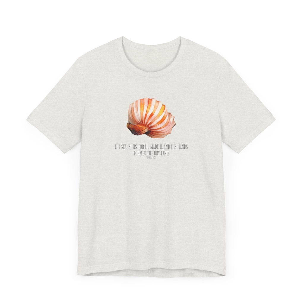 Seashell Inspiration Unisex Jersey Tee - Coastal Vibes, Beach T-Shirt, Nature Lover Gift, Casual Wear, Summer Essentials