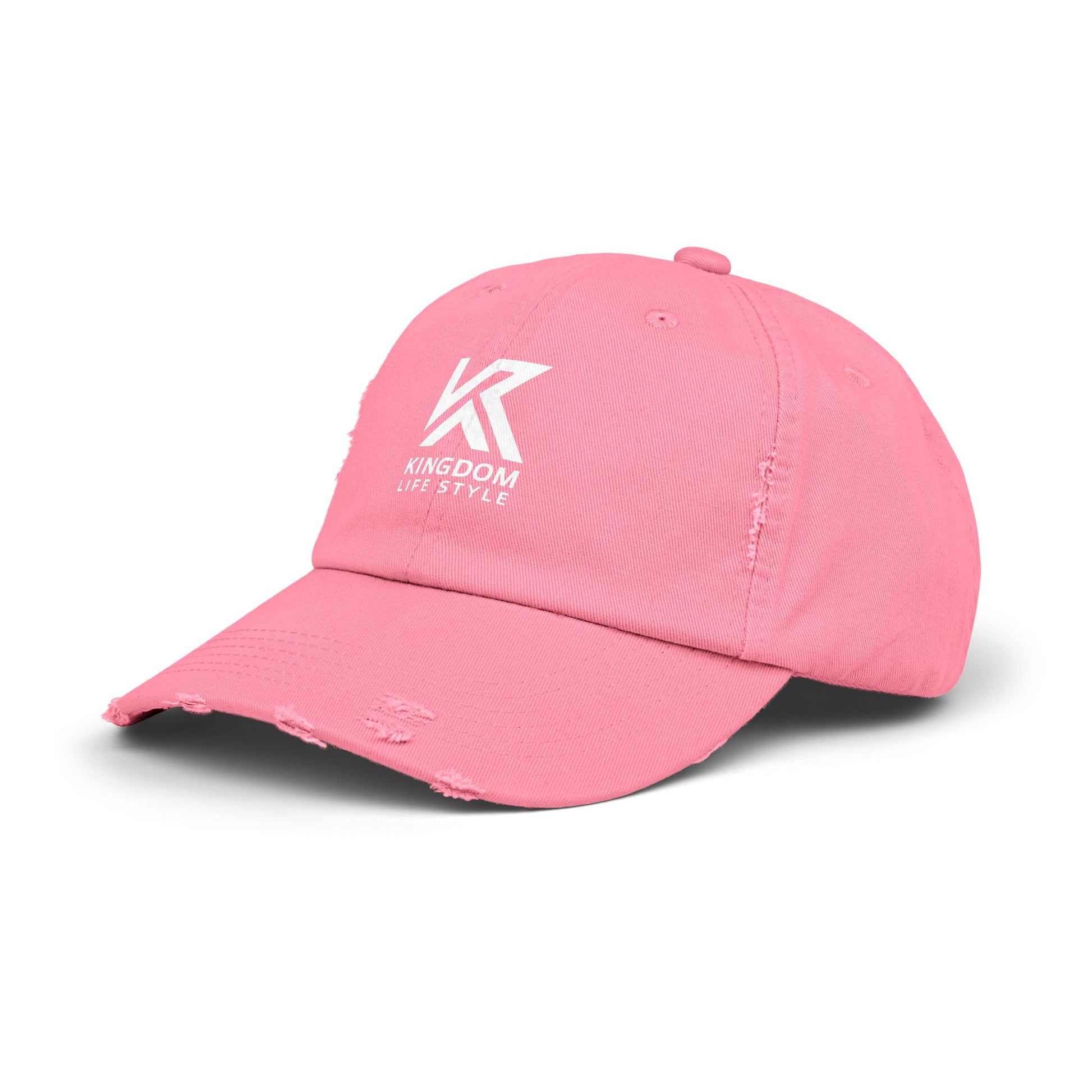 Stylish Unisex Distressed Cap - Kingdom Life Style Adjustable Hat Kingdom Lifestyle Cap Fa
