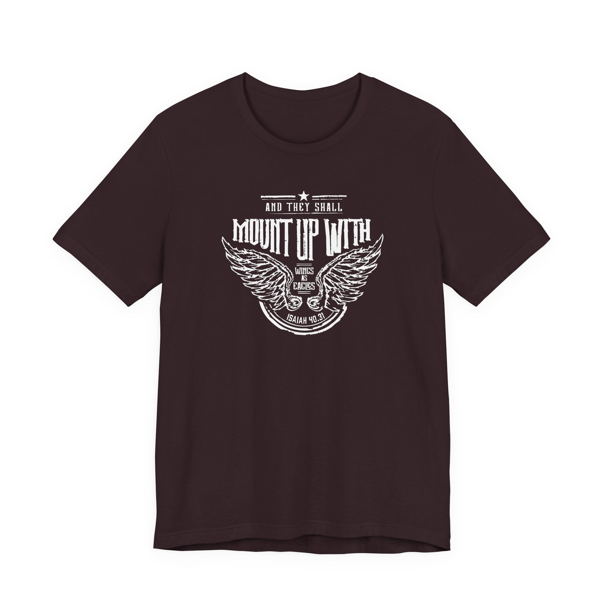 Christian Man Woman Inspirational Tshirt Isaiah Scripture Bible Verse Tee Perfect for Casual Outings & Gifts