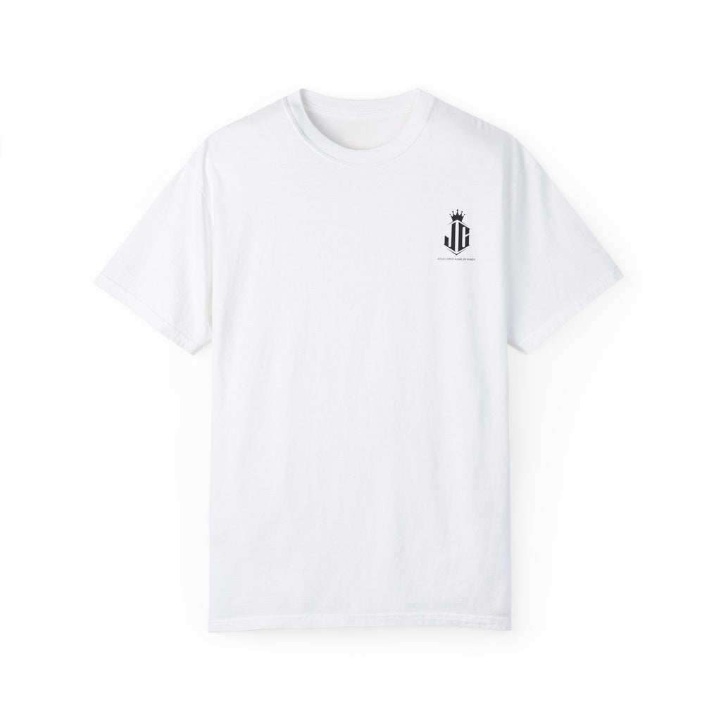 Unisex Garment-Dyed T-Shirt - Jesus Christ King of Kings Design Jesus Christ King of Kings T-Shirt | Faith-Based Unisex Apparel