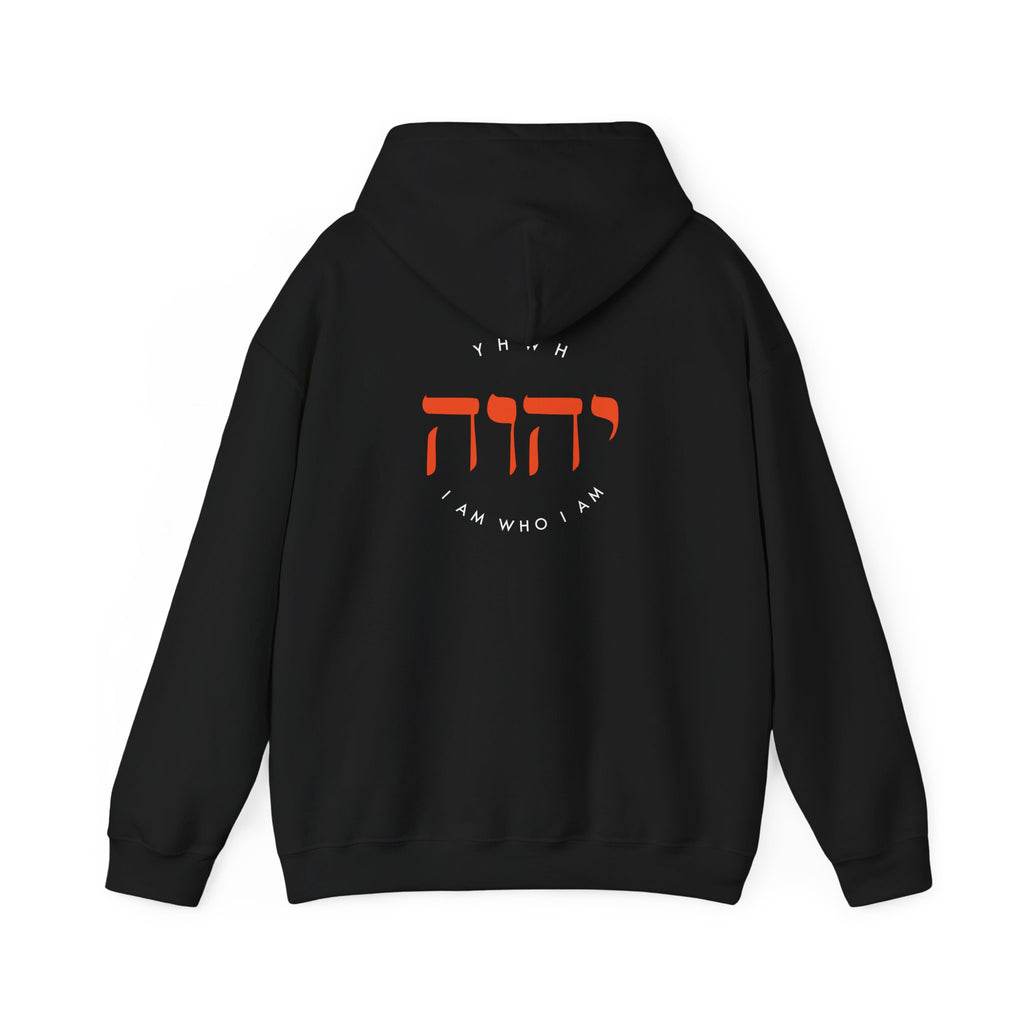 Hooded Sweatshirt For Men Women Clothing Modern Christian Fashion Sweatshirt Apparel Hebrew Graphic I Am Who I Am Hoodie