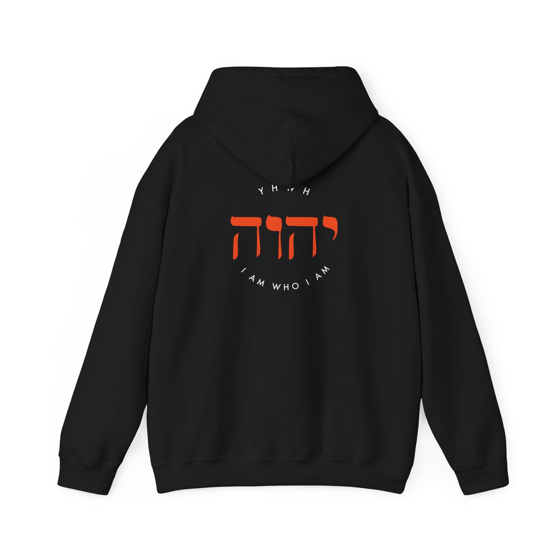 Hooded Sweatshirt For Men Women Clothing Modern Christian Fashion Sweatshirt Apparel Hebrew Graphic I Am Who I Am Hoodie