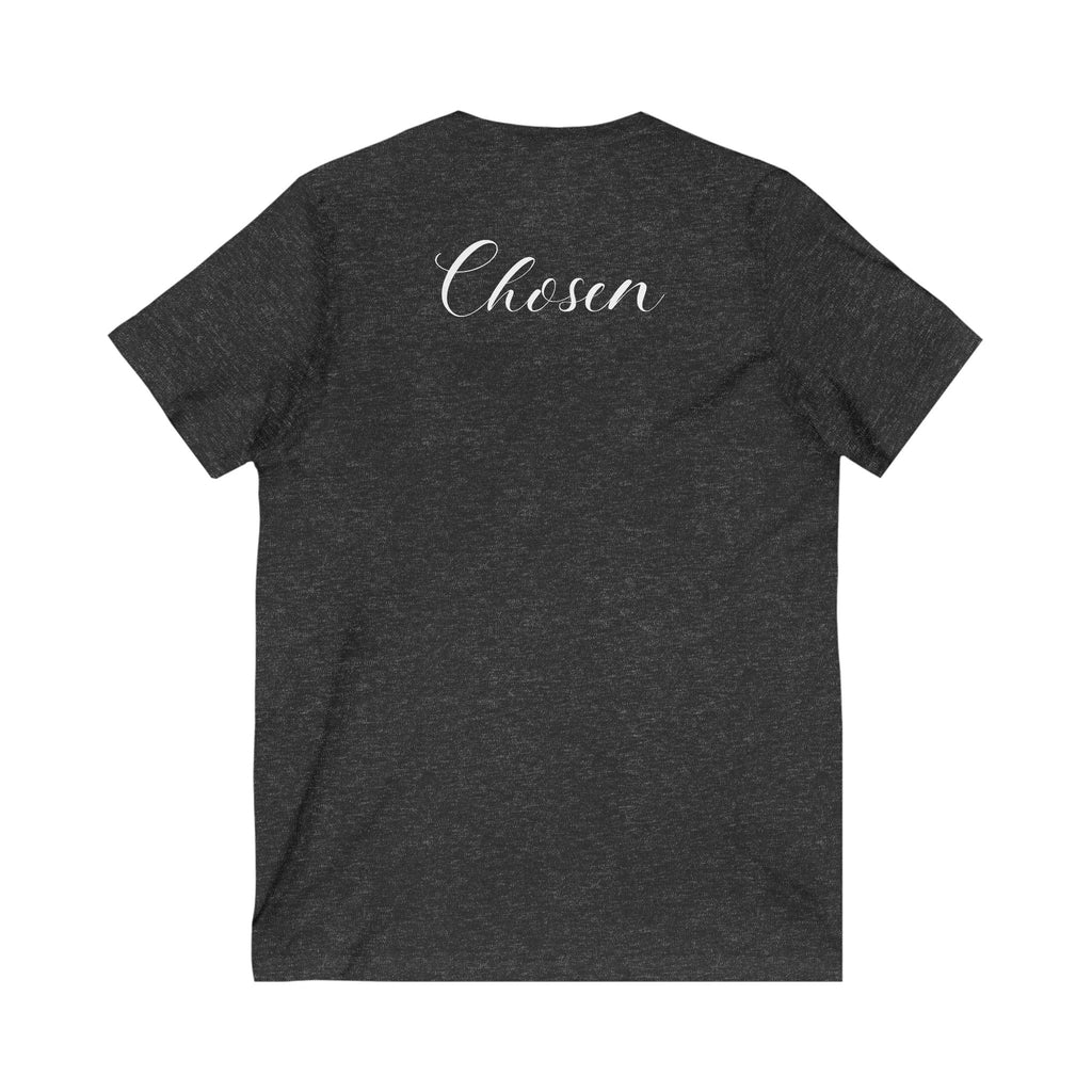 Christian Soft Cotton T-Shirt For Christian Women Gift Shirt V Neck Tee For Mom Gift Apparel Tee Chosen Tee