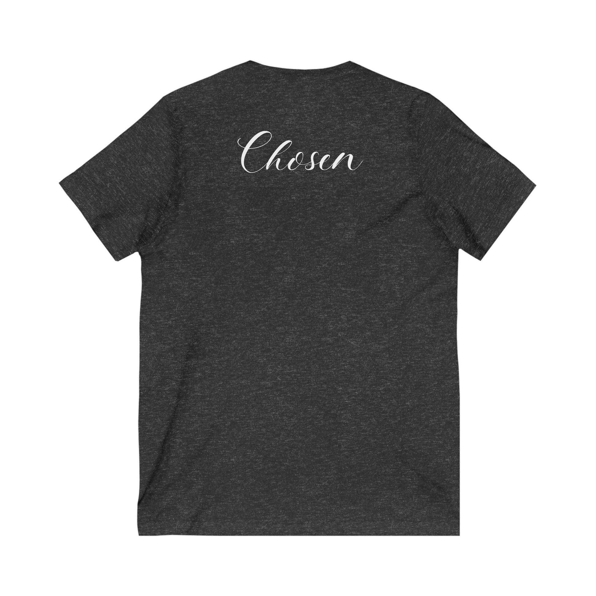 Christian Soft Cotton T-Shirt For Christian Women Gift Shirt V Neck Tee For Mom Gift Apparel Tee Chosen Tee
