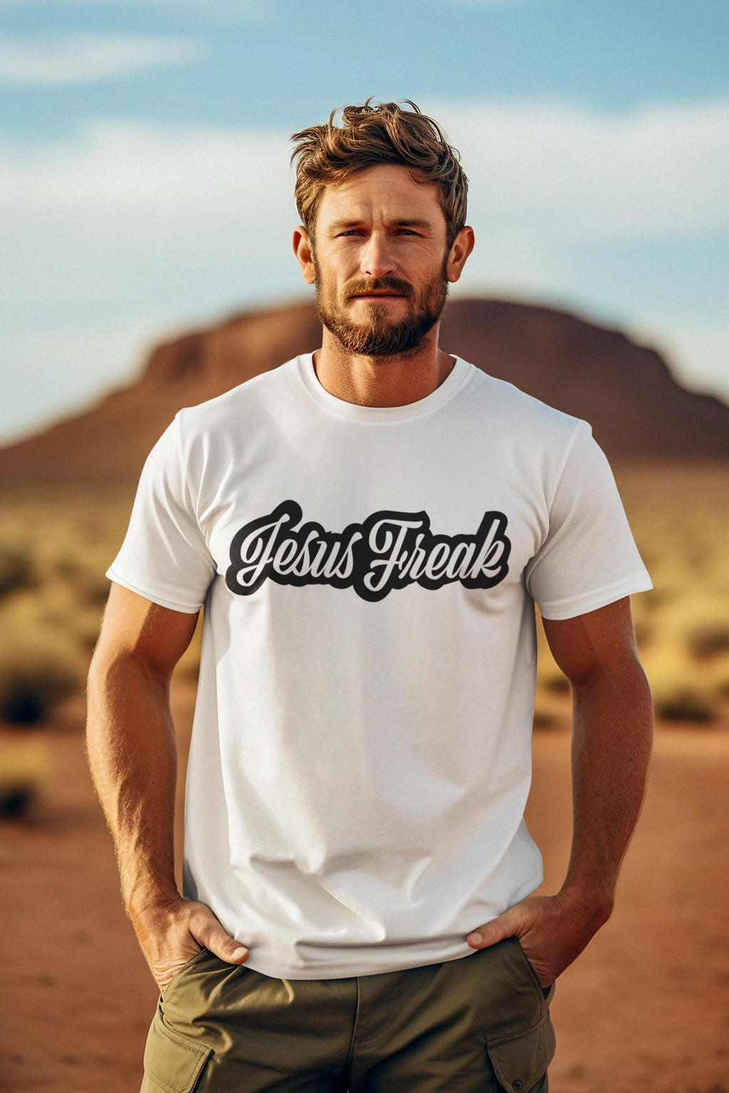 Unisex T-shirt Jesus Freak Tee Religious T-shirt Gift For Men Women Shirt Christian Apparel For Christian Mom Dad Tee