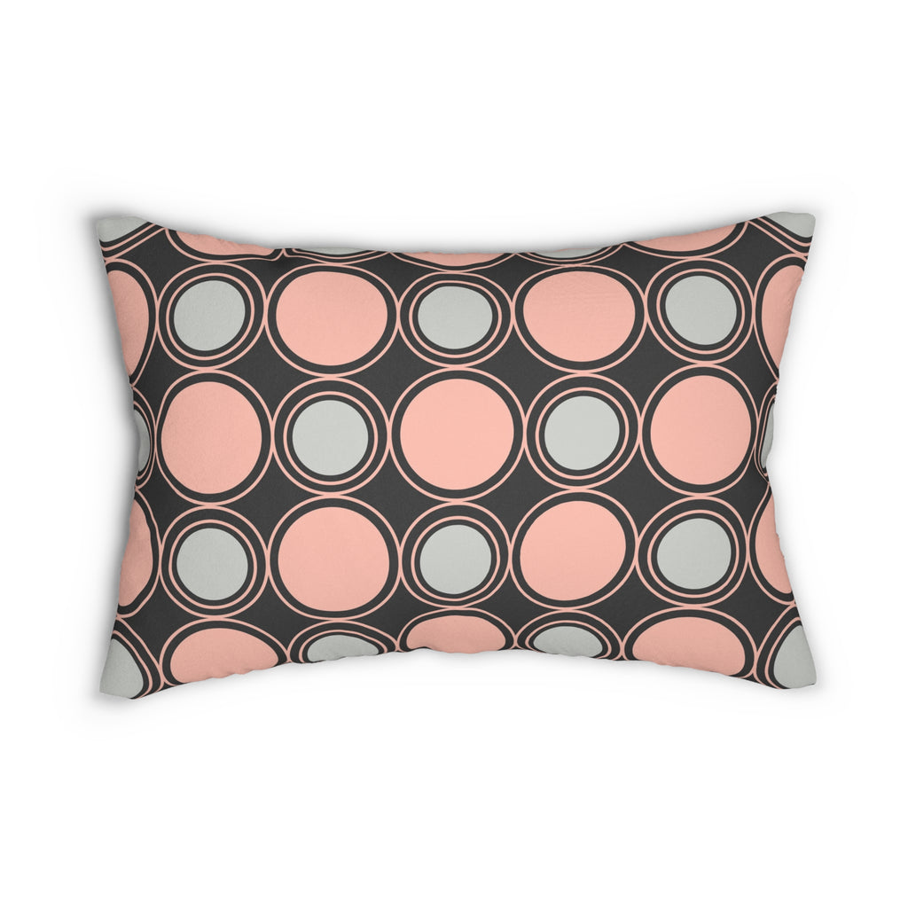 Modern Geometric Lumbar Pillow Stylish Home Decor, Throw Pillow, Accent Cushion, Boho Chic, Gift for Her, Living Room Decor