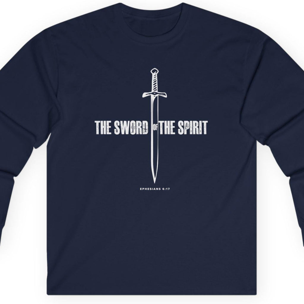 Christian Long Sleeve T Shirt For Christian Men Women Christian Apparel Mom Dad long sleeve tee Bible Verse Tee