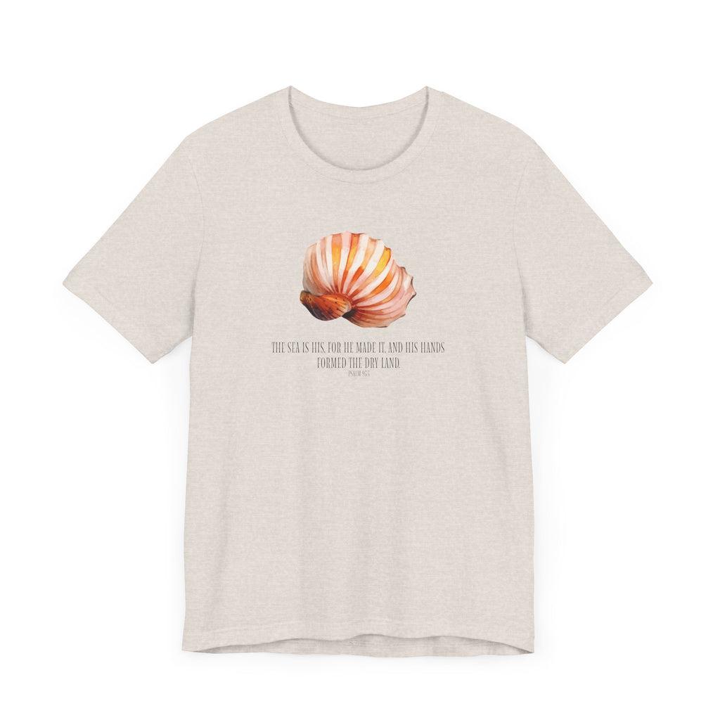 Seashell Inspiration Unisex Jersey Tee - Coastal Vibes, Beach T-Shirt, Nature Lover Gift, Casual Wear, Summer Essentials