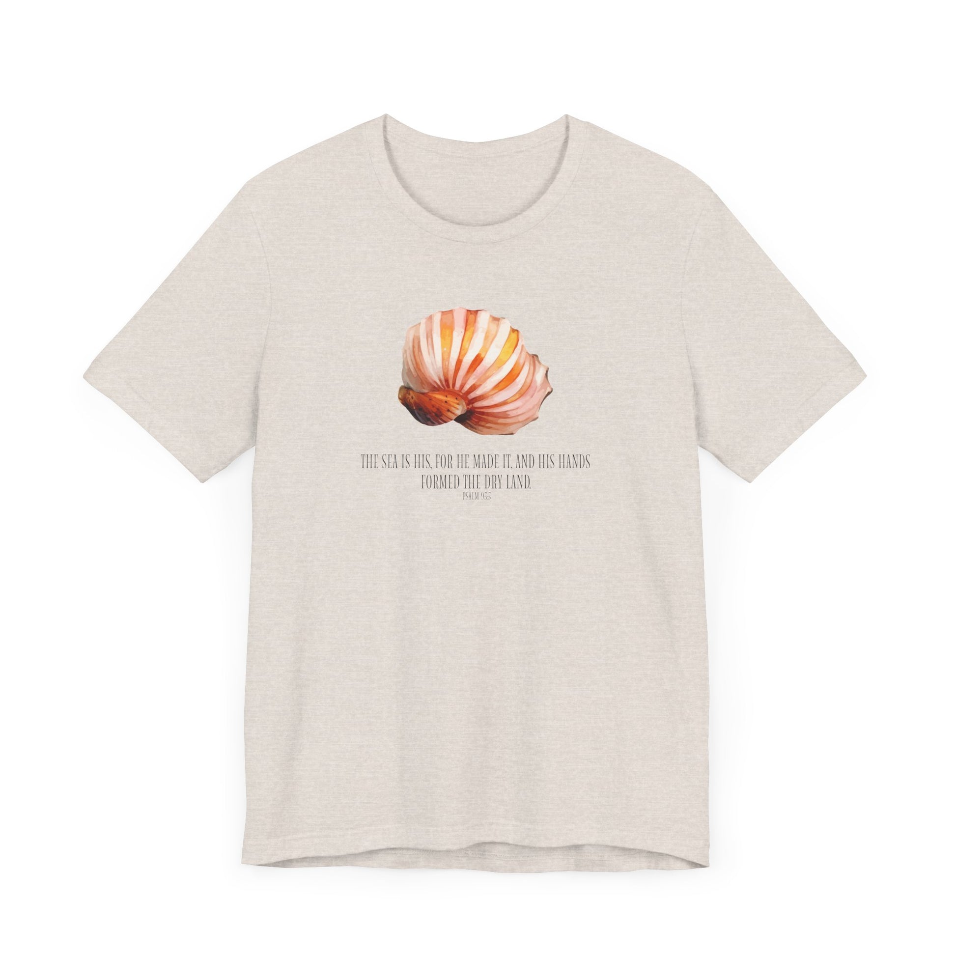 Seashell Inspiration Unisex Jersey Tee - Coastal Vibes, Beach T-Shirt, Nature Lover Gift, Casual Wear, Summer Essentials