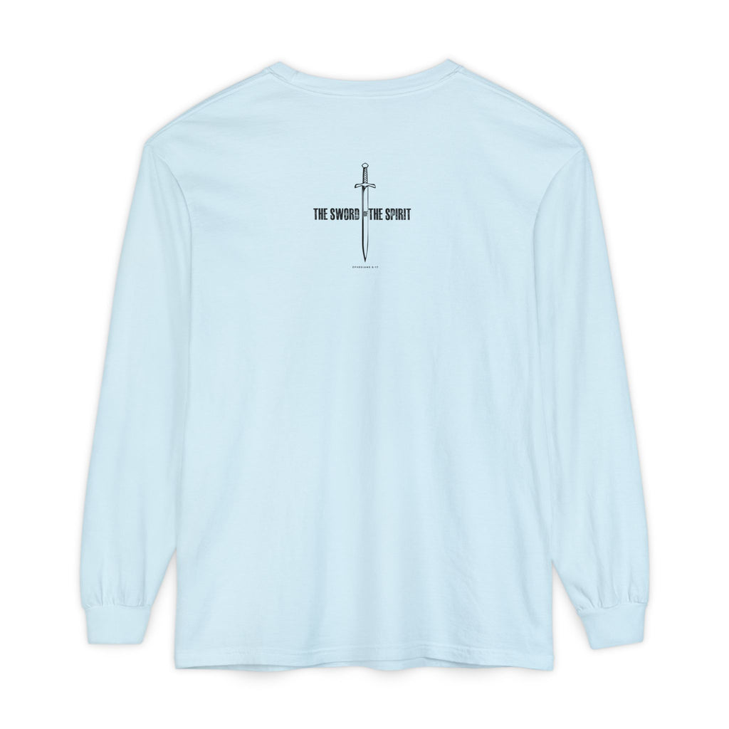 Christian Long Sleeve TShirt For Christian Mom Dad  For Christian Men Christian Shirt, Bible Verse T-Shirt, Religious Outfit, Retro Faith T Shirt, Christian Cross Graphic Tees, Jesus Shirt, Religious Gift Shirt Long Sleeve Tee Apparel Bible Verse Ephesian