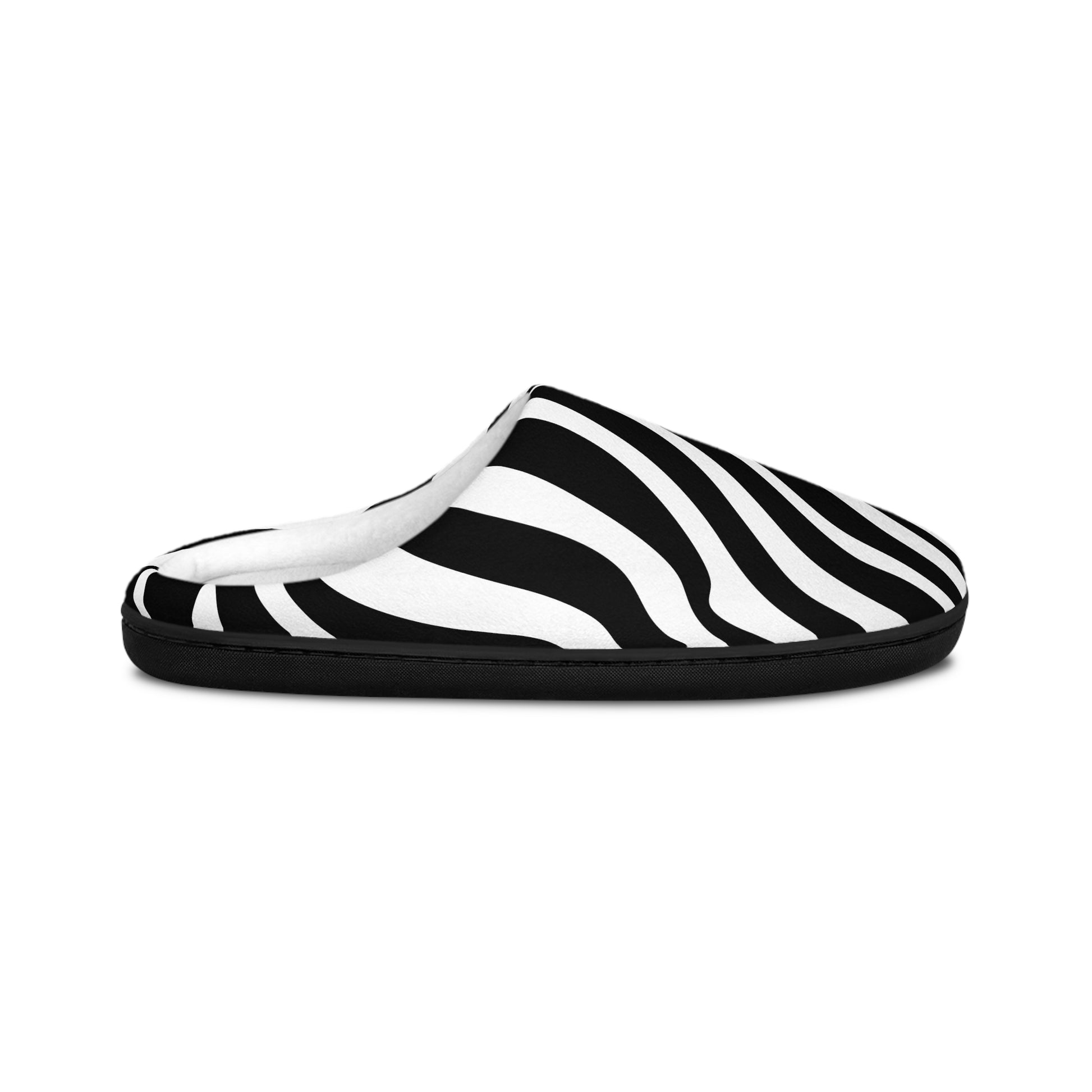 Stylish Zebra Print Women's Indoor Slippers - Cozy & Fashionable Home Footwear Zebra Slippers