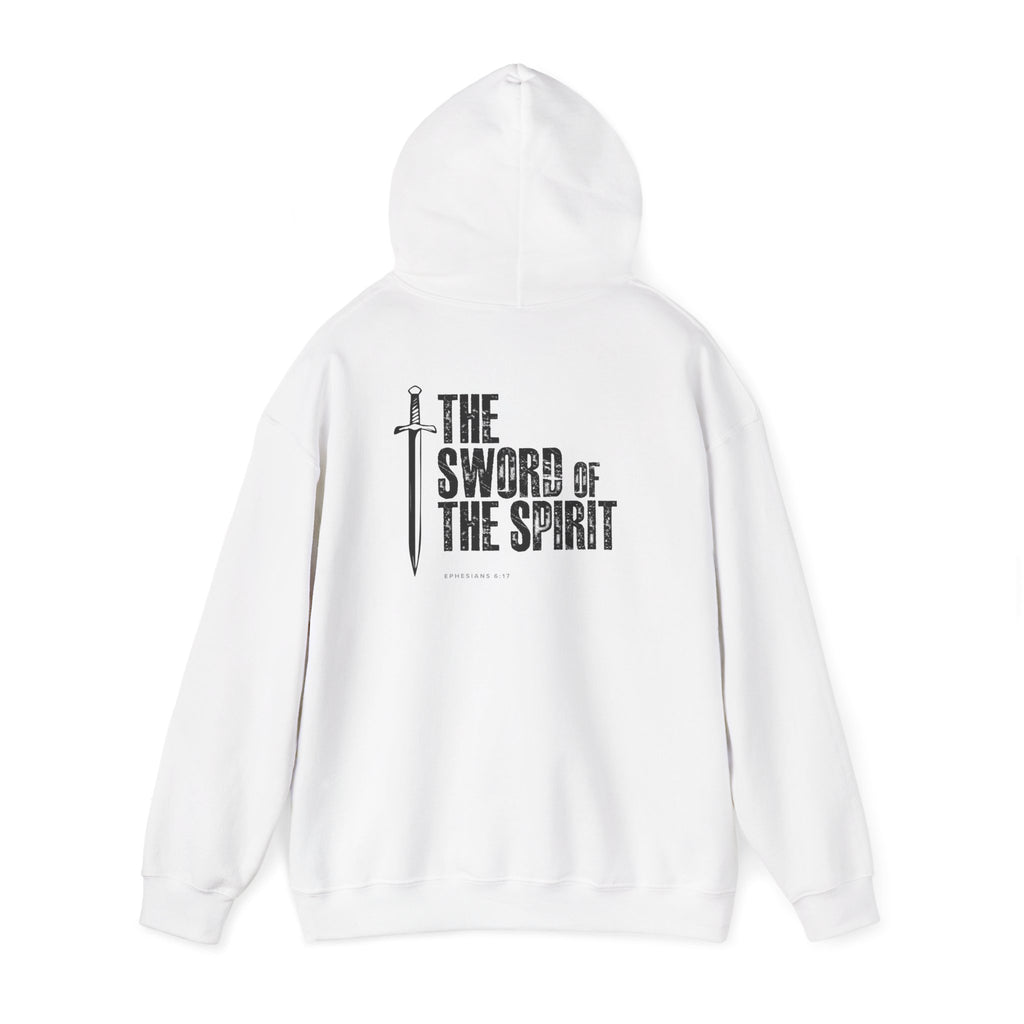 Christian Sweatshirt For Christian Men Women Mom Dad Christian Shirt Bible Verse The Sword of Spirit Scripture Hooded Sweatshirt Apparel