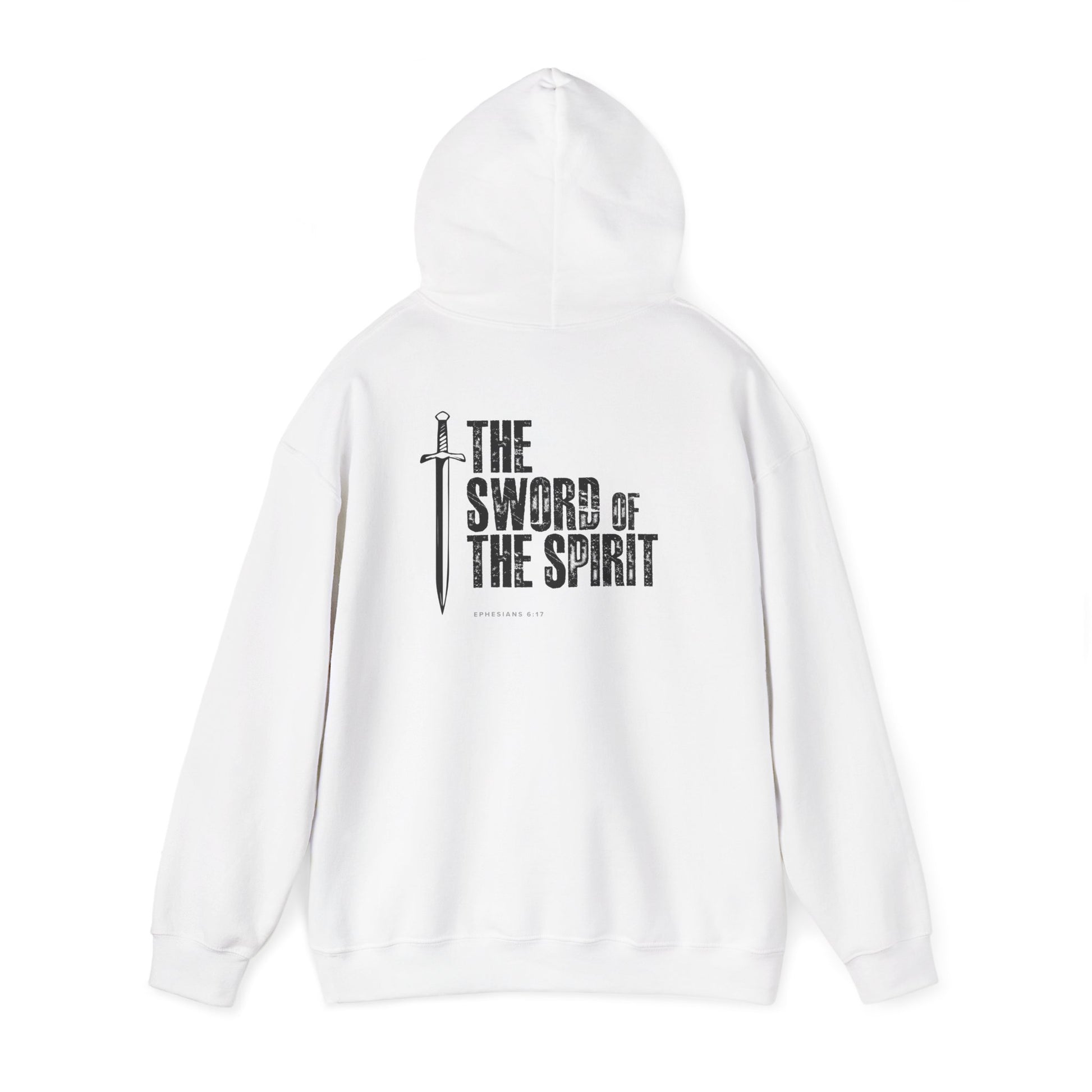 Christian Sweatshirt For Christian Men Women Mom Dad Christian Shirt Bible Verse The Sword of Spirit Scripture Hooded Sweatshirt Apparel