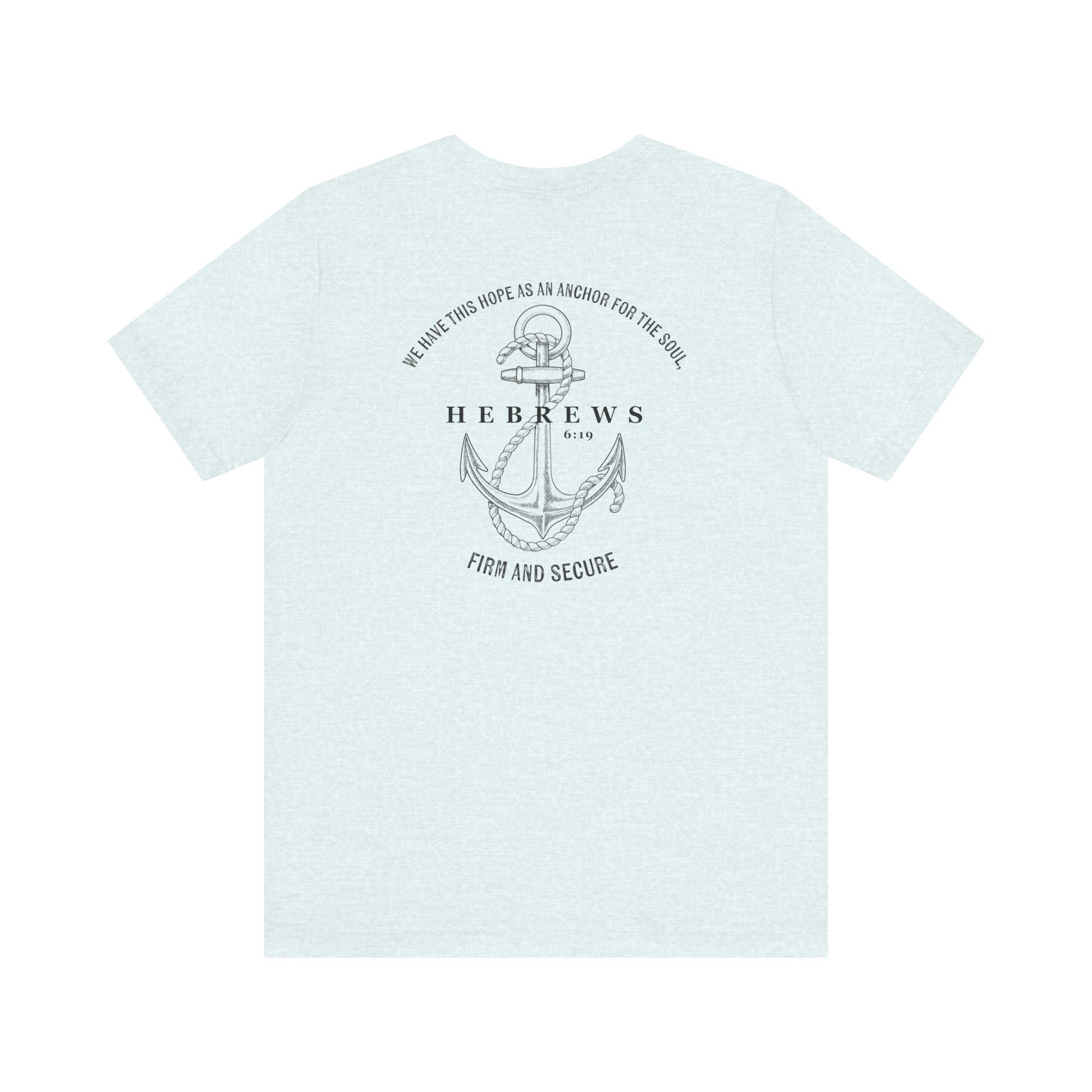 Christian Shirt Bible Verse T-Shirt Religious Outfit Christian Jesus Shirt Religious Gift Shirt Nautical Tee Chirstian Apparel Gift Christian Clothing Tee