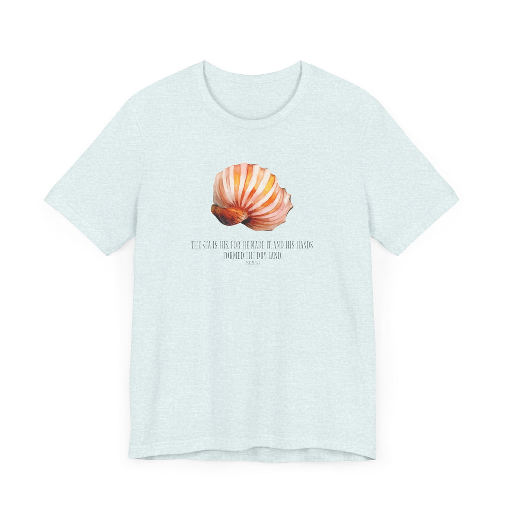 Seashell Inspiration Unisex Jersey Tee - Coastal Vibes, Beach T-Shirt, Nature Lover Gift, Casual Wear, Summer Essentials